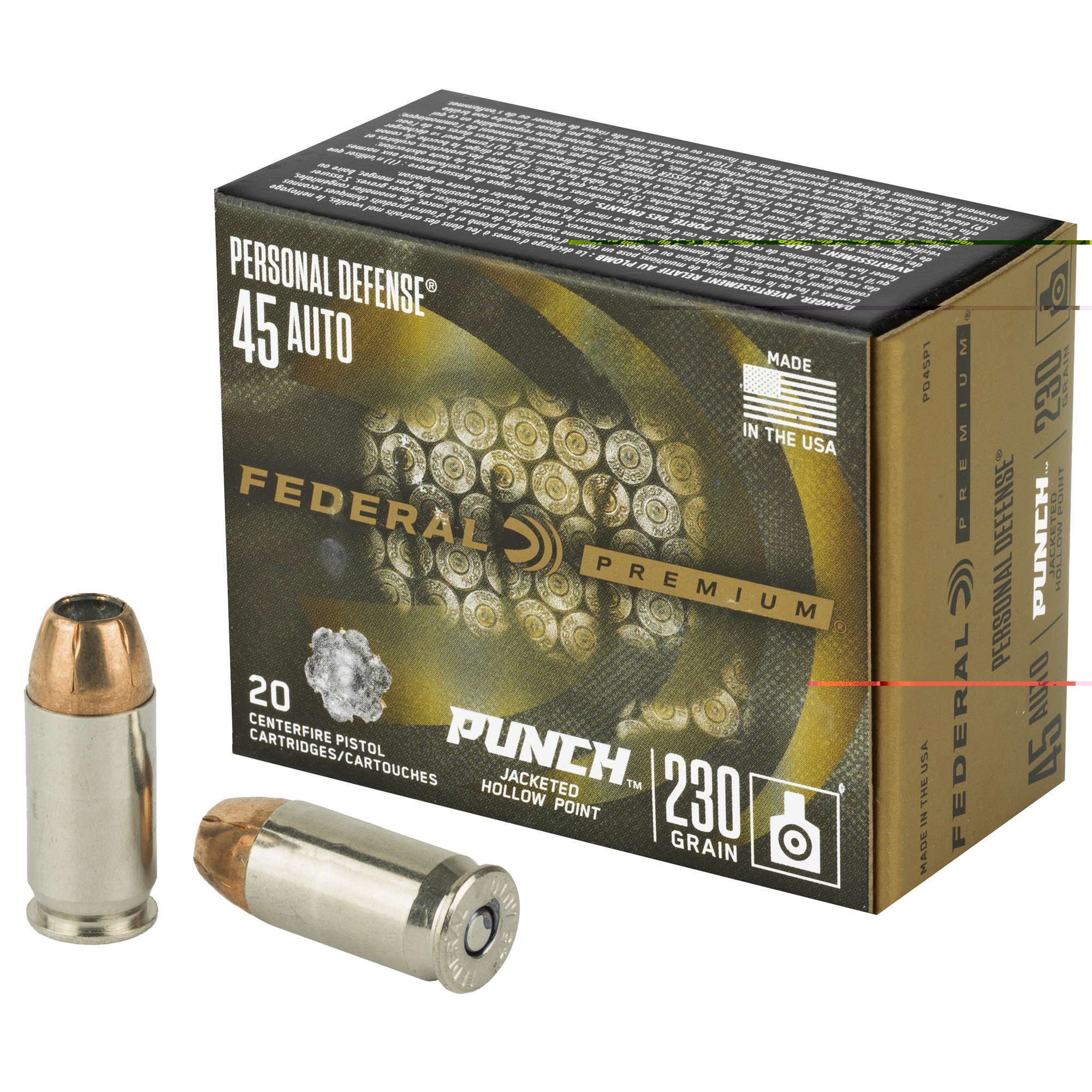 Federal Punch 45 ACP 230gr JHP