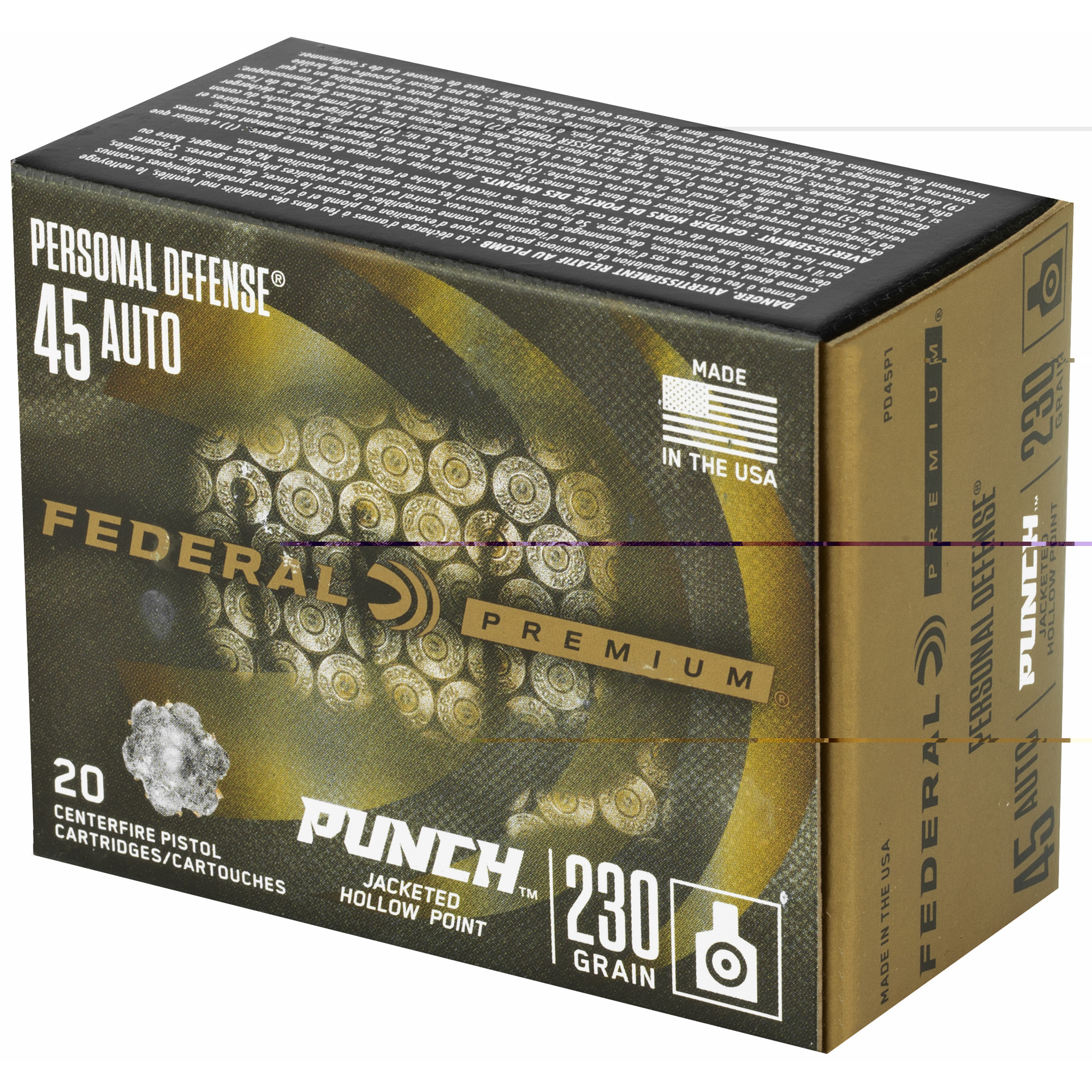 Federal Punch 45 ACP 230gr JHP - Image 4