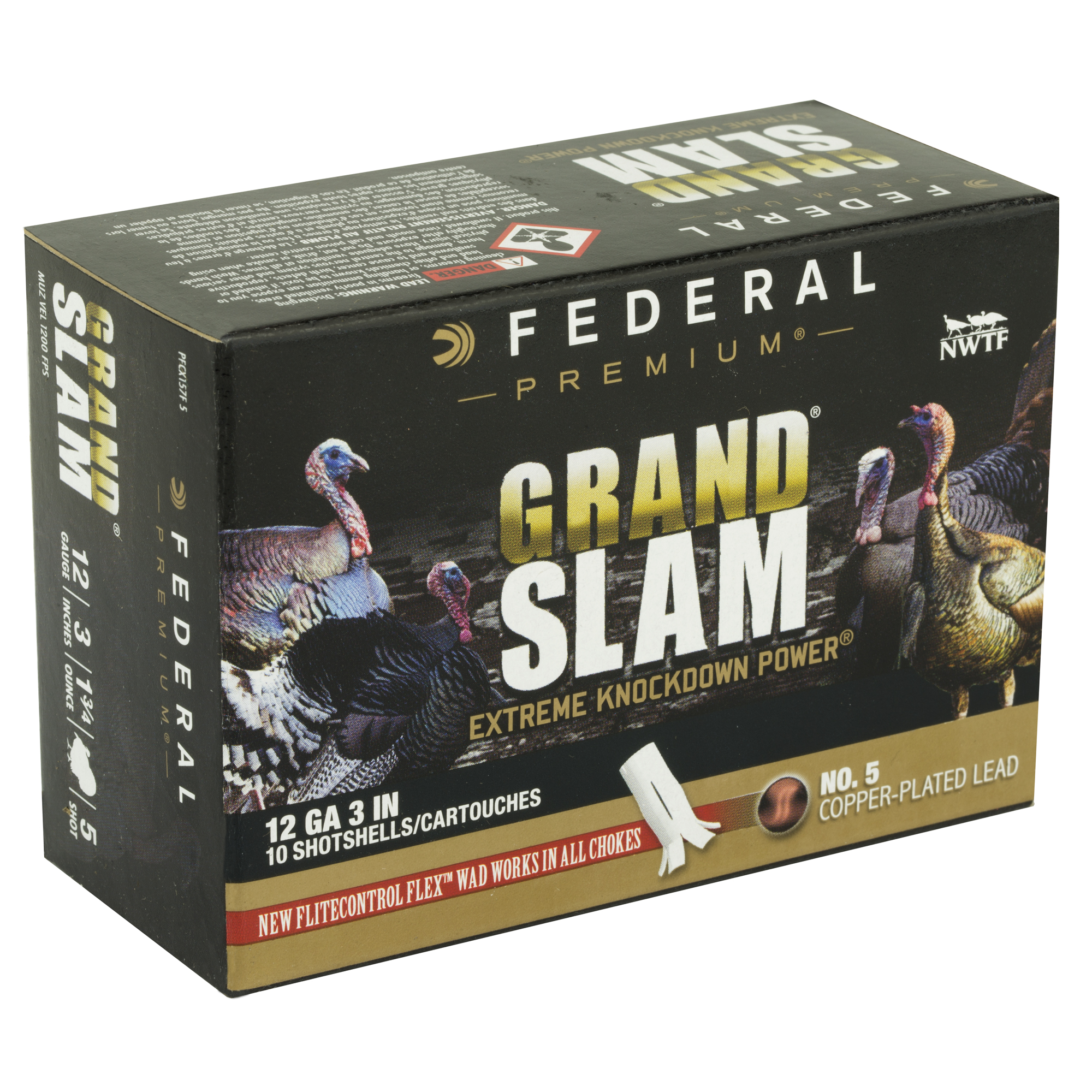 Federal Grand Slam 12ga 3" #5 1.75oz 10- - Image 2