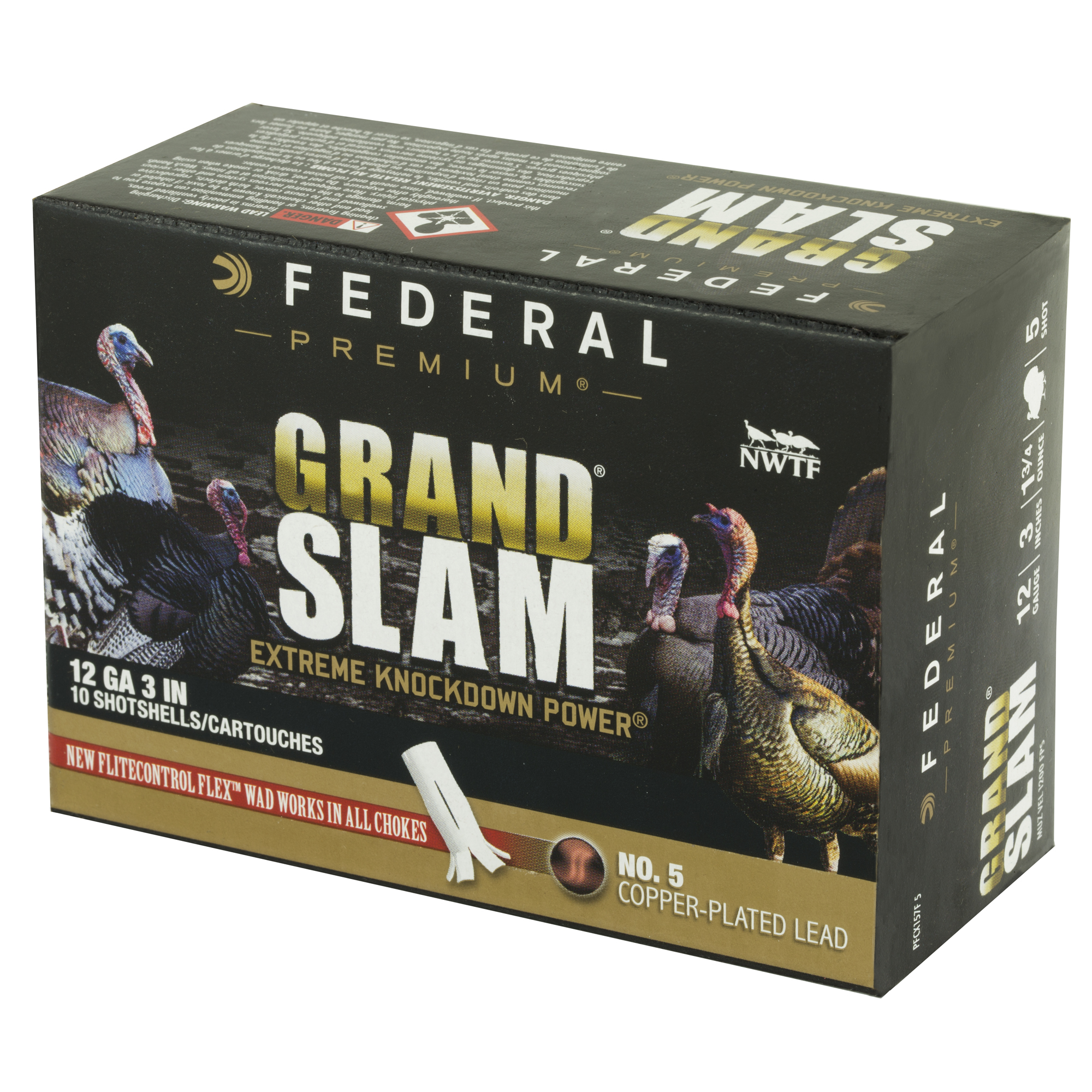 Federal Grand Slam 12ga 3" #5 1.75oz 10- - Image 3