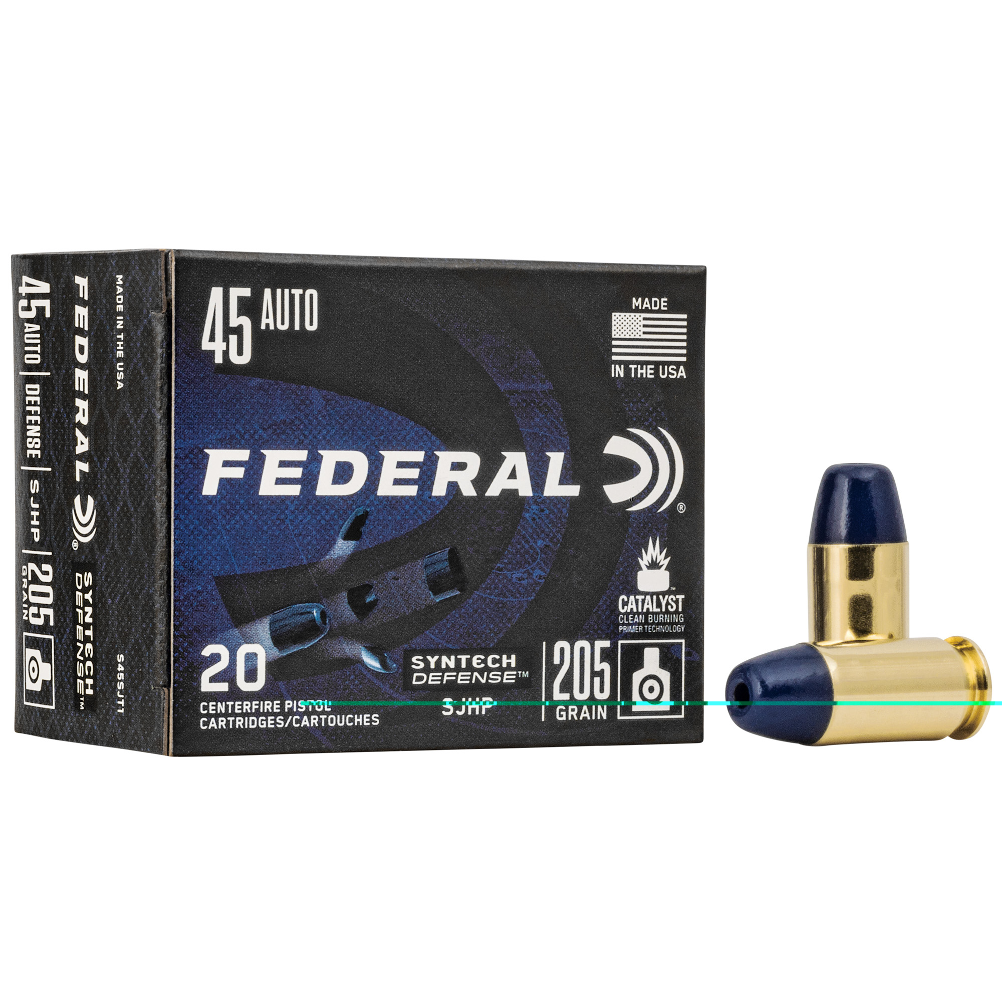 Federal Syn Def 45 ACP 205gr SJHP