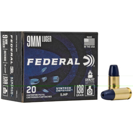 Federal Syn Def 9mm 138gr SJHP