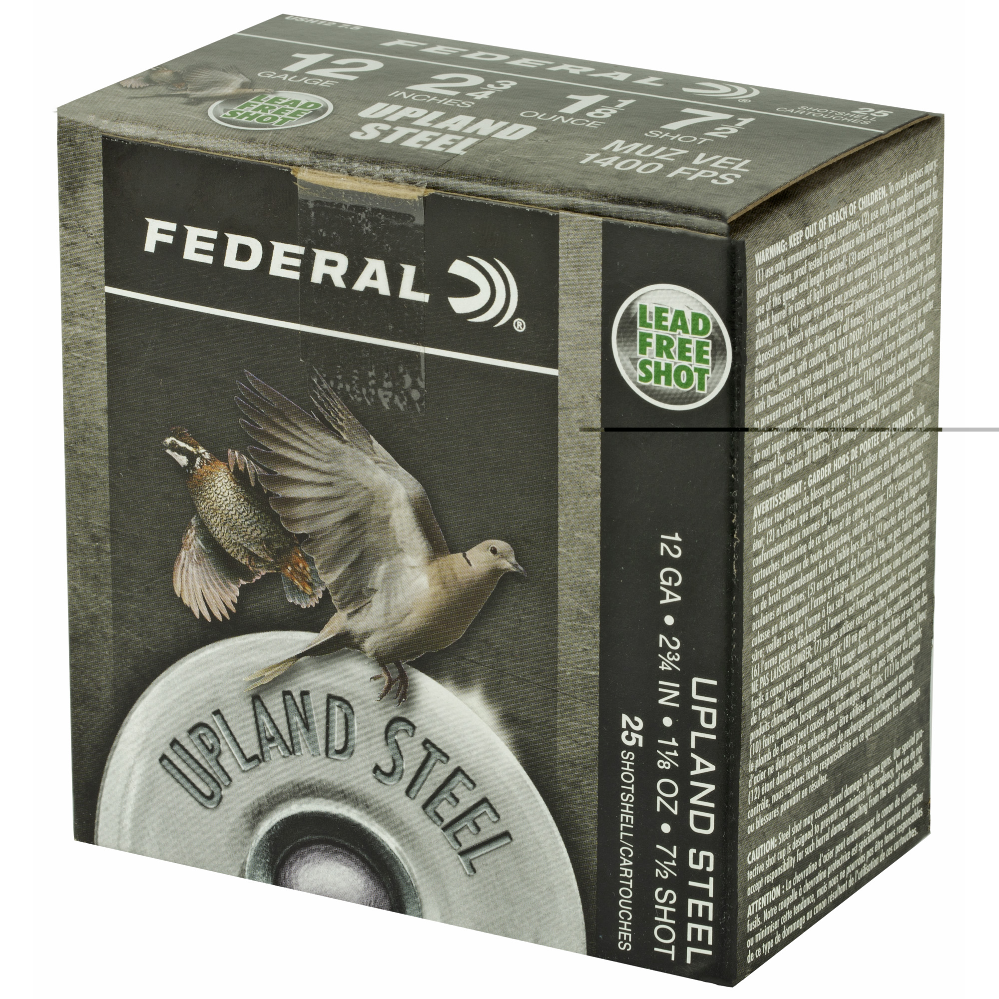 Federal Uplnd Stl 12ga 2.75" #7.5 - Image 4