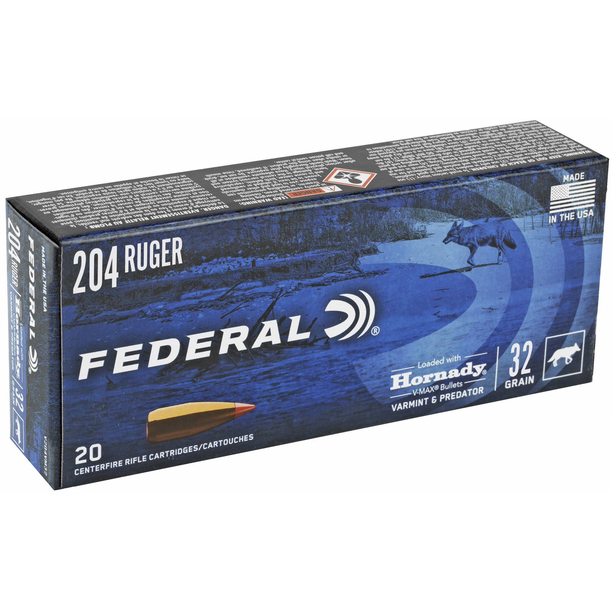 Federal V&p 204 Ruger 32gr Hornady V-max 20-2 - Image 4