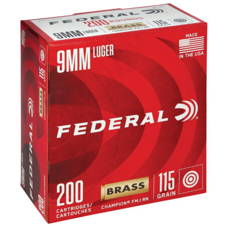 Federal Champ 9mm 115gr FMJ