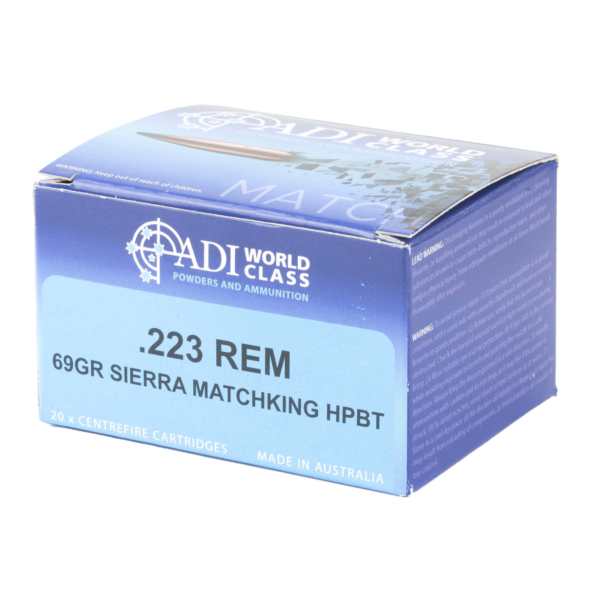 Adi 223 Remington 69gr Sierra Mking - Image 4