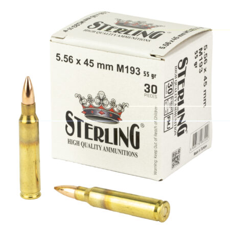 Sterling 5.56 M193 55gr FMJ 30-1500