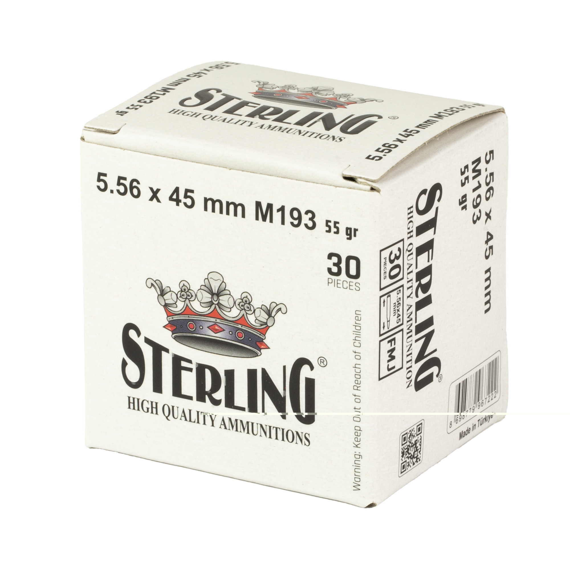 Sterling 5.56 M193 55gr FMJ 30-1500 - Image 3