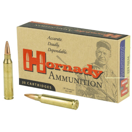 Hornady 223 Remington 75gr Bthp Mtch