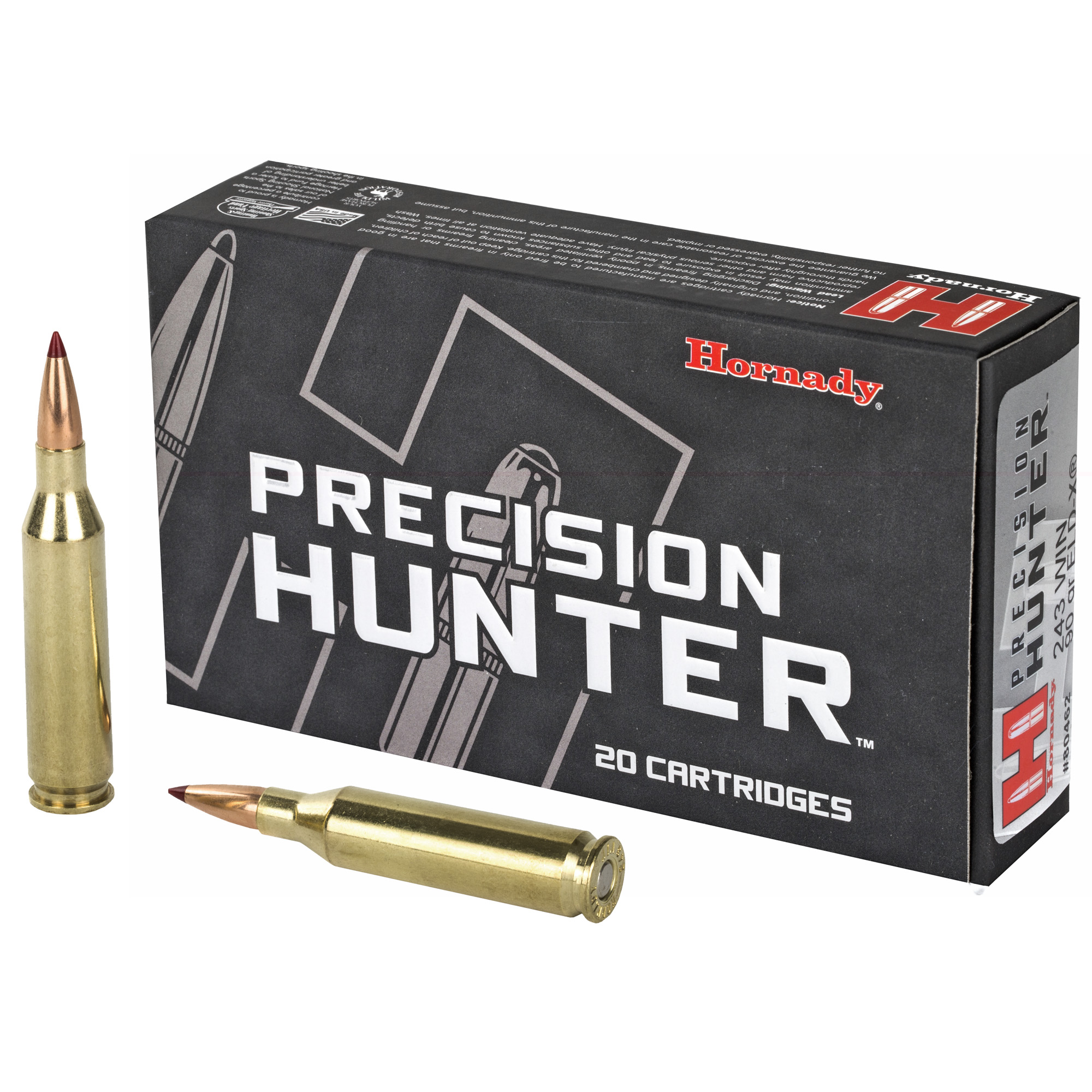 Hornady Ph 243 Winchester 90gr Eld-x