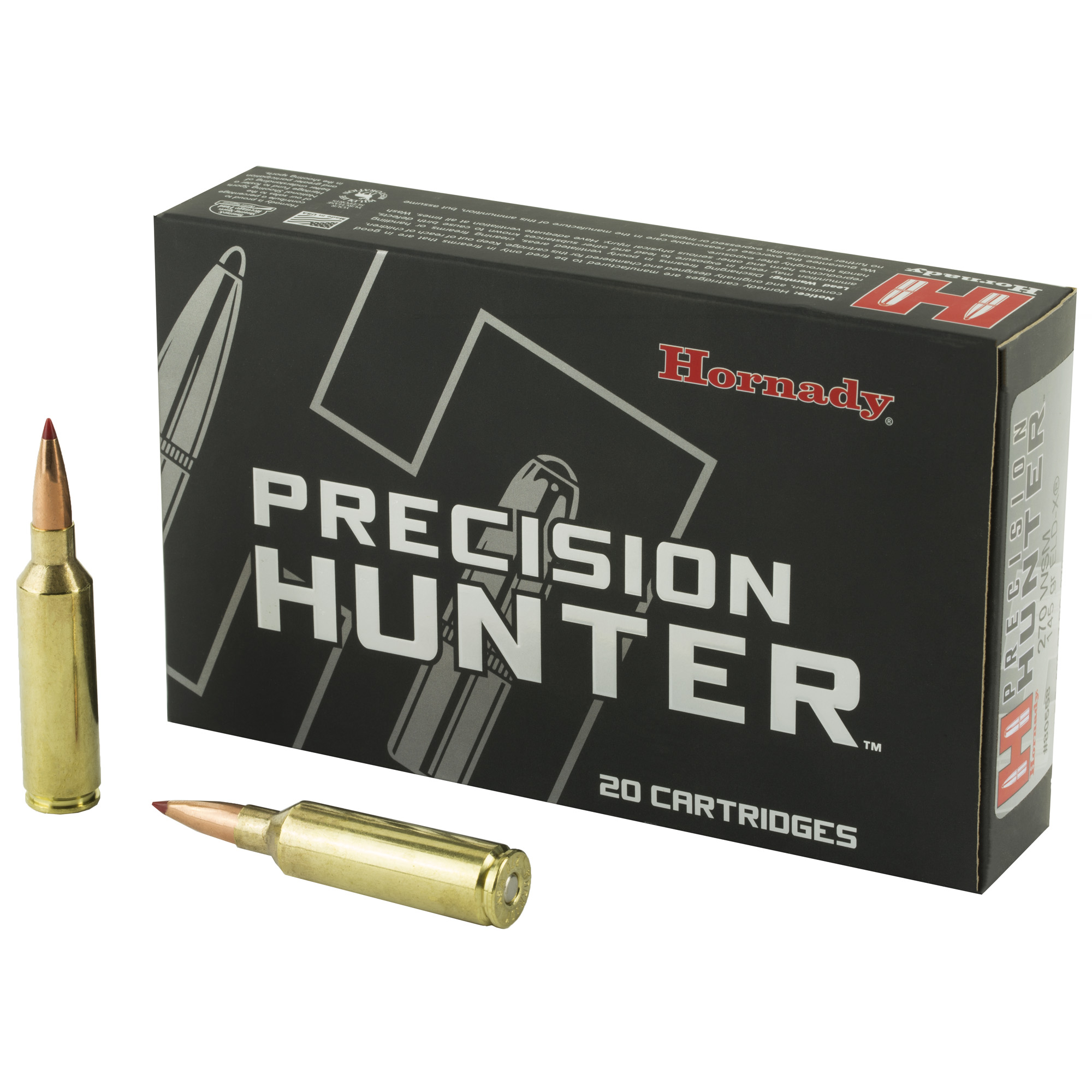 Hornady Ph 270 WSM 145gr Eld-x