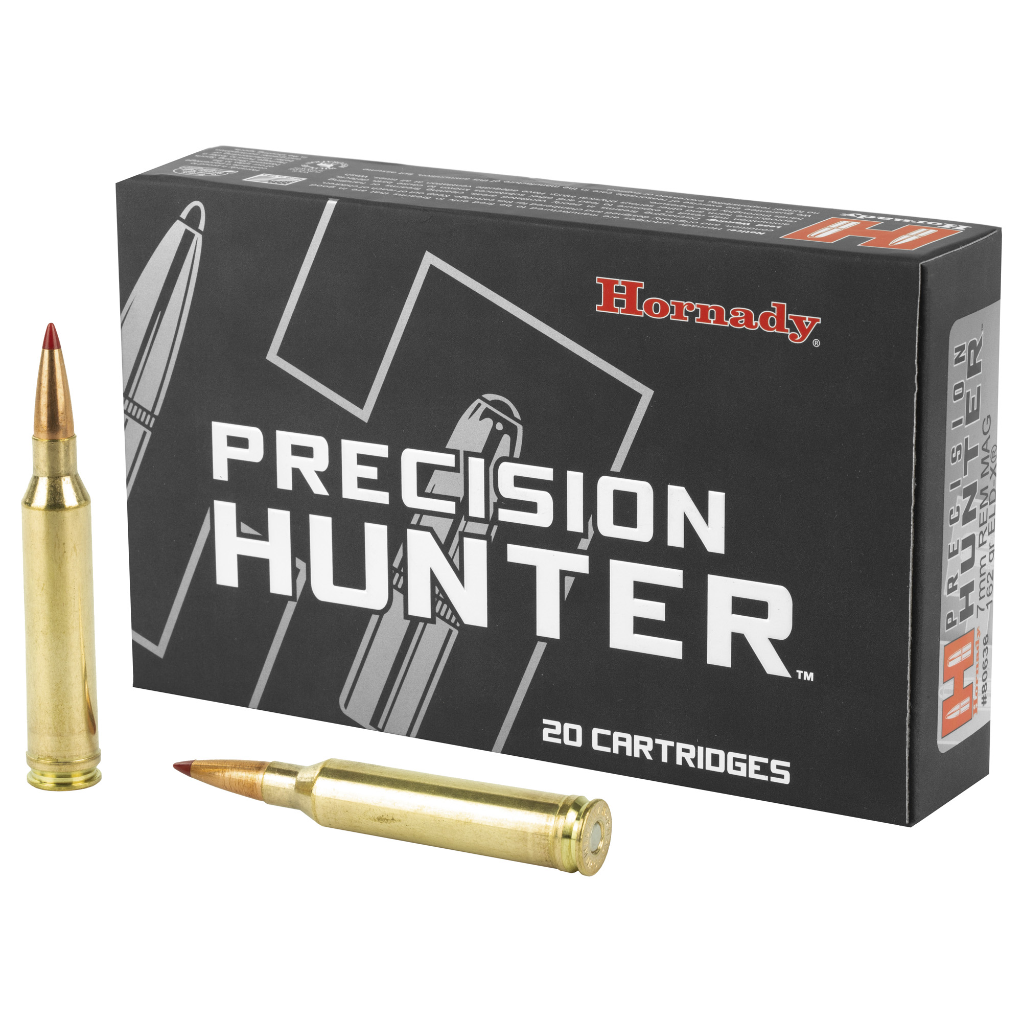 Hornady Ph 7mmRemington 162gr Eld-x