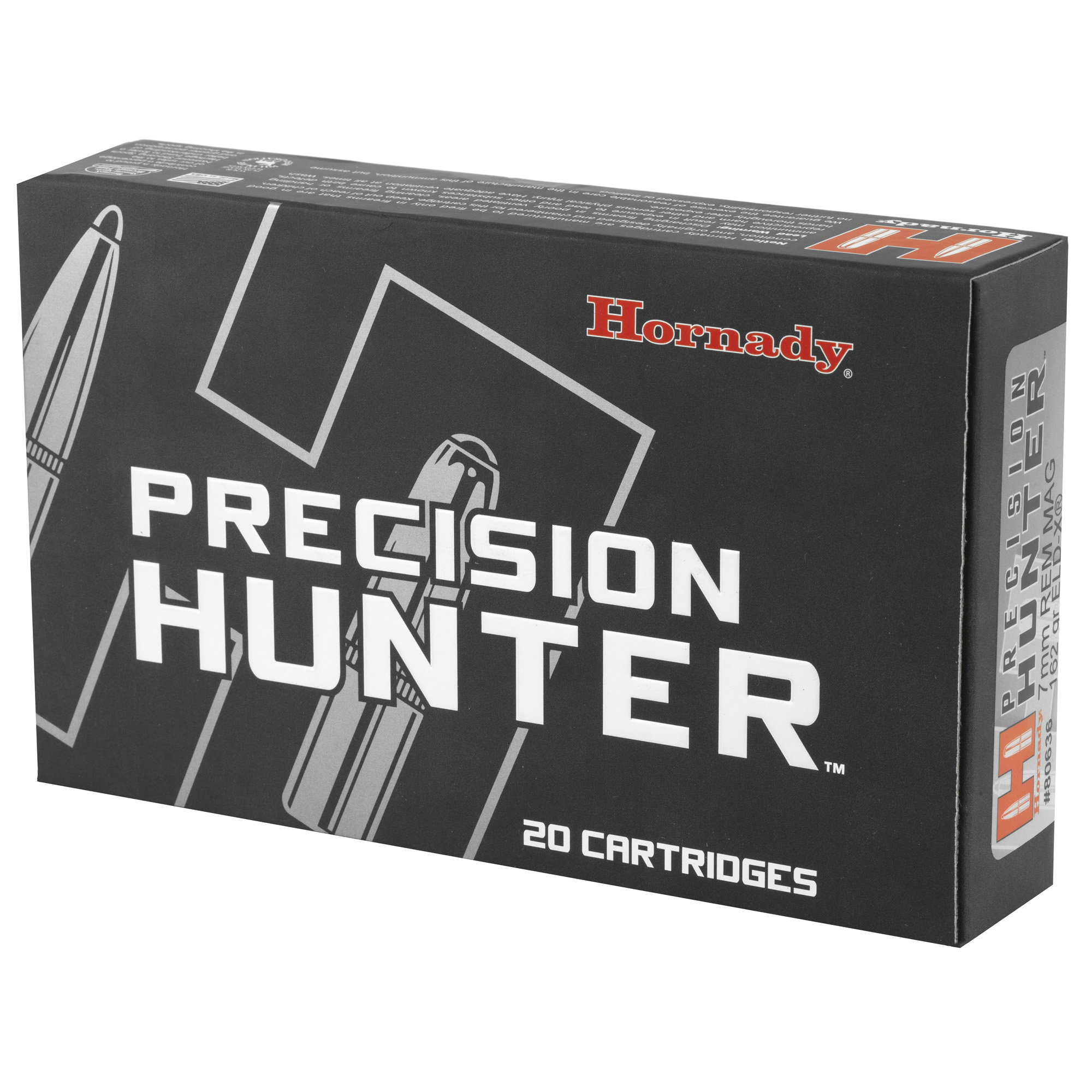 Hornady Ph 7mmRemington 162gr Eld-x - Image 2