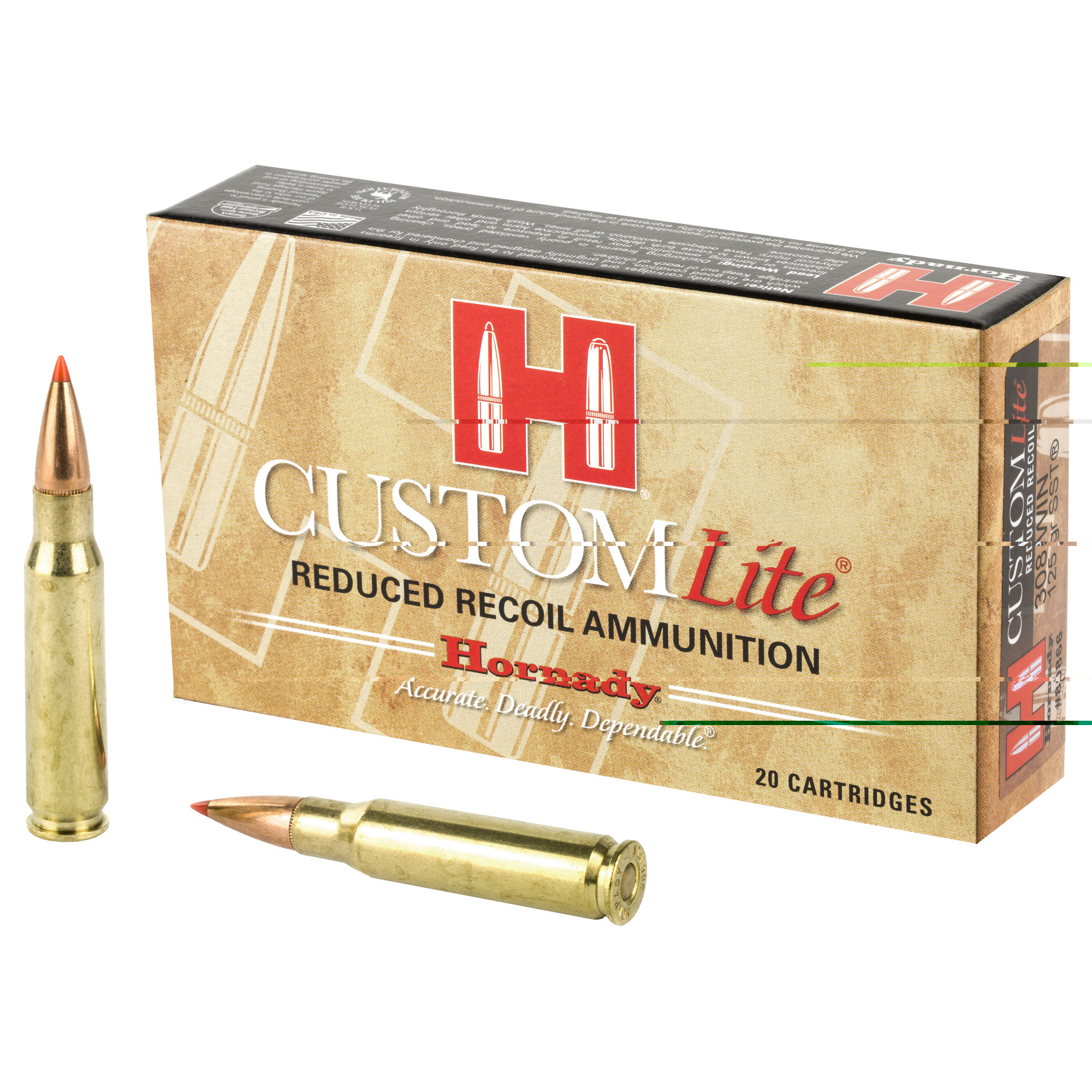 Hornady Cl 308 Winchester 125gr Sst Lt