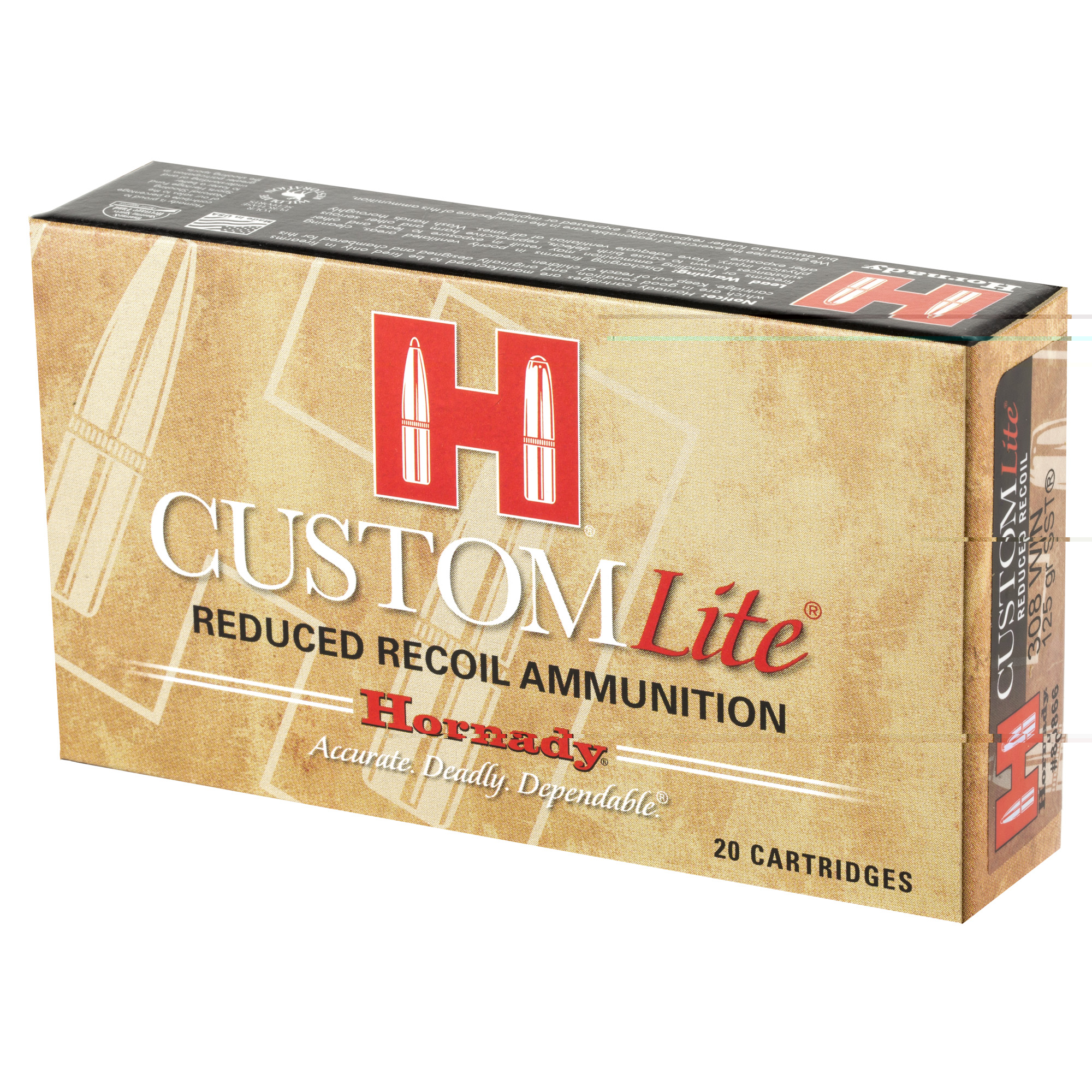 Hornady Cl 308 Winchester 125gr Sst Lt - Image 4