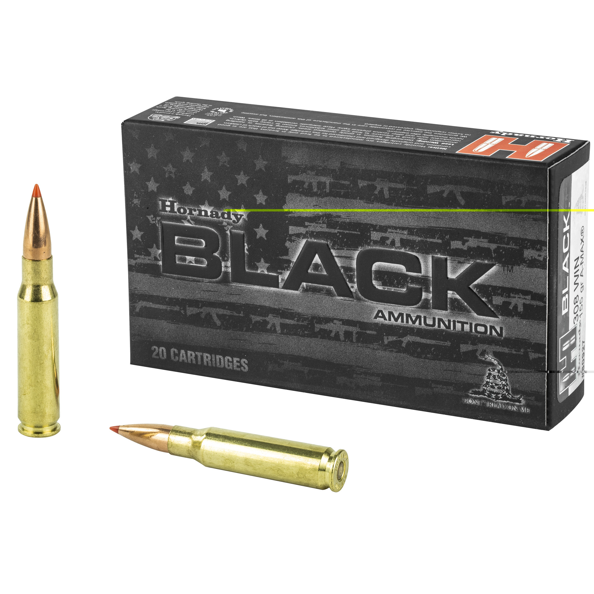 Hornady Black 308 Winchester 155gr Amax