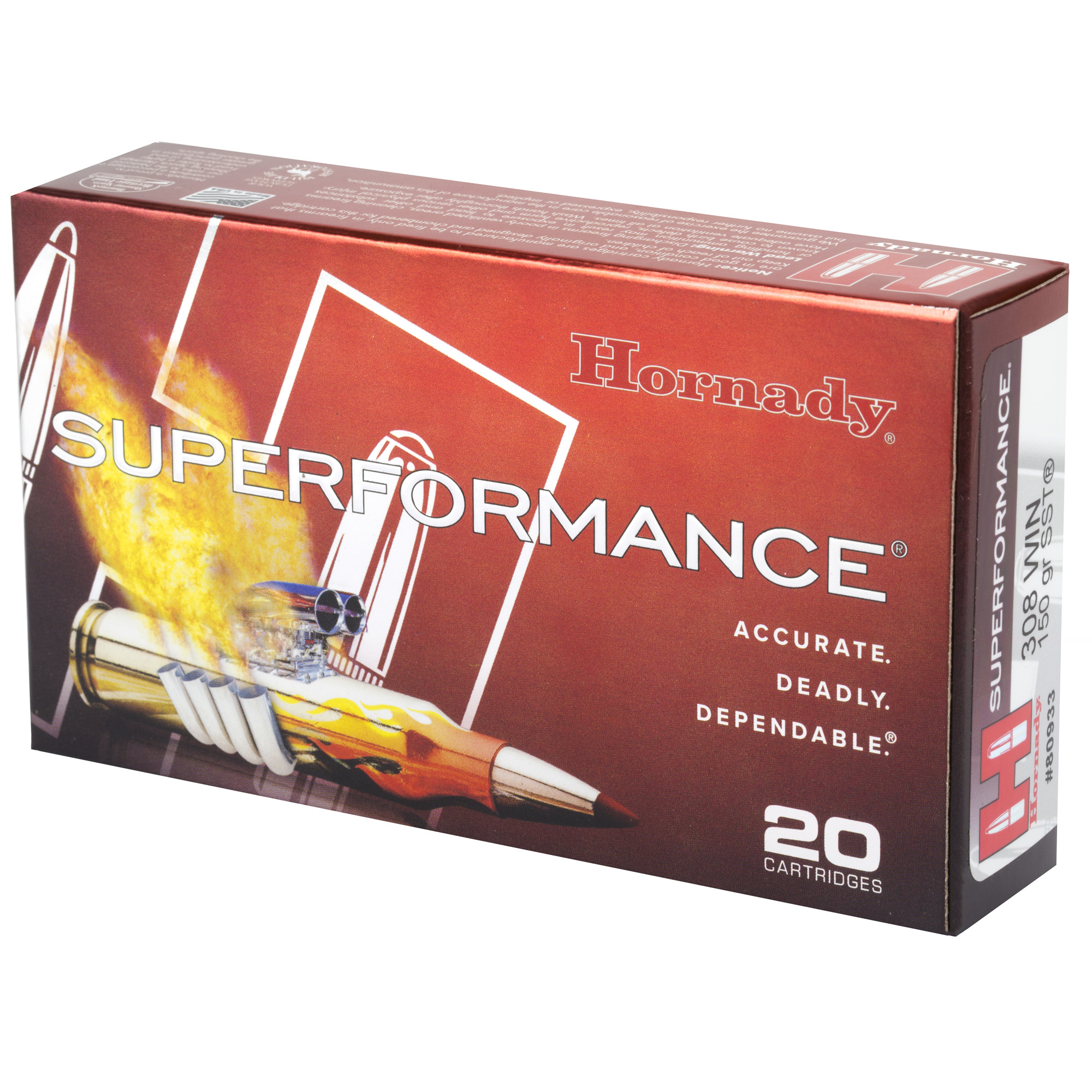 Hornady 308 Winchester 150gr Sst Spf - Image 3