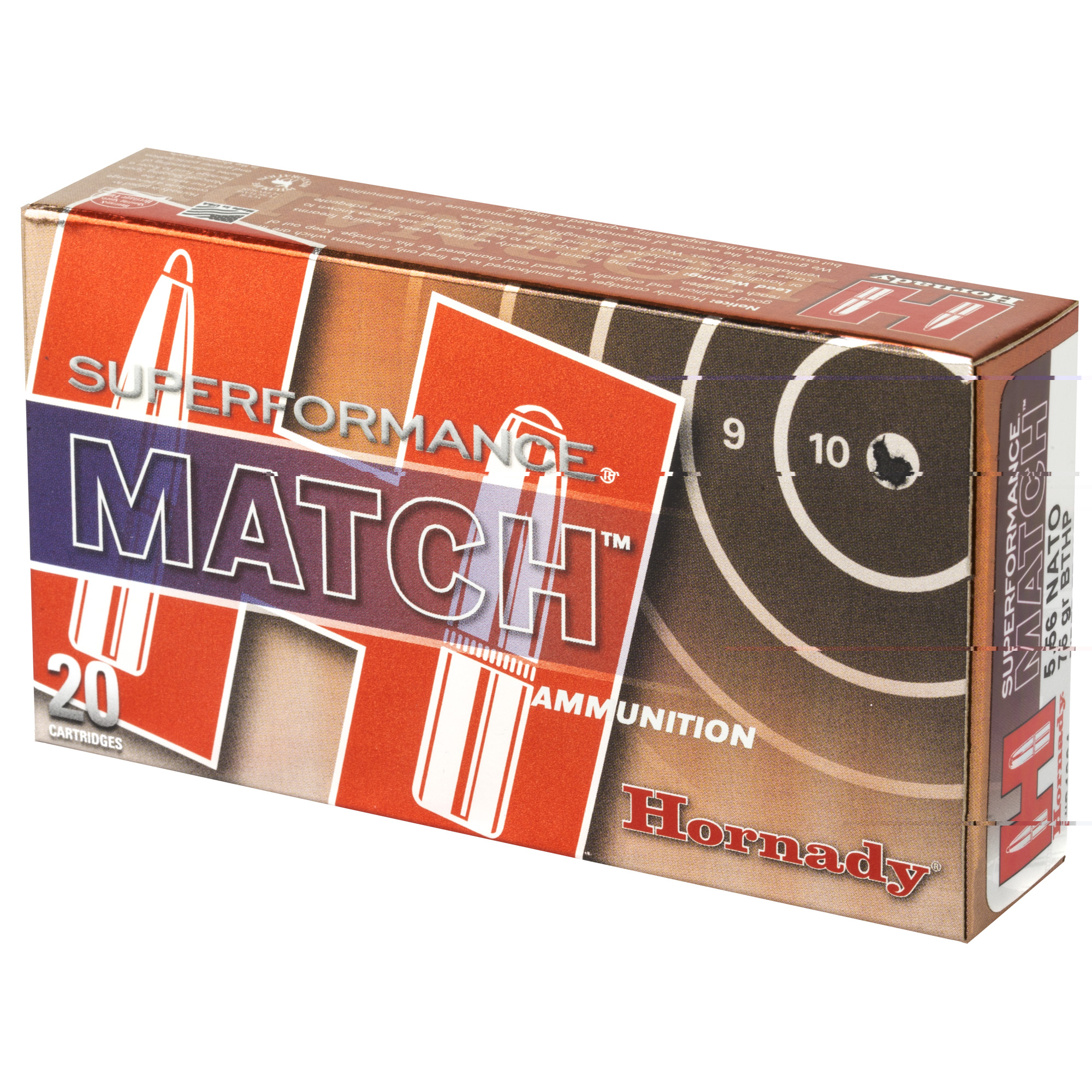 Hornady Sf 5.56 NATO 75gr Bthp Mt - Image 2