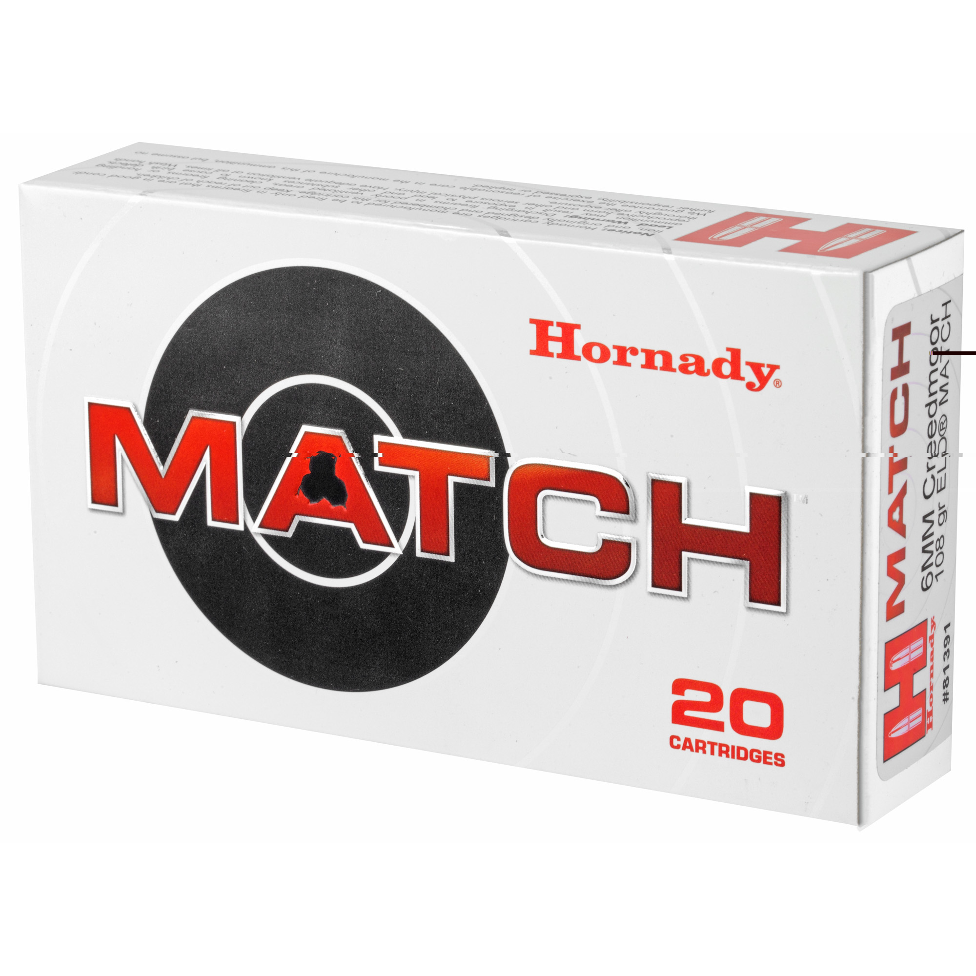 Hornady 6mm Creed 108gr Eld-m - Image 2