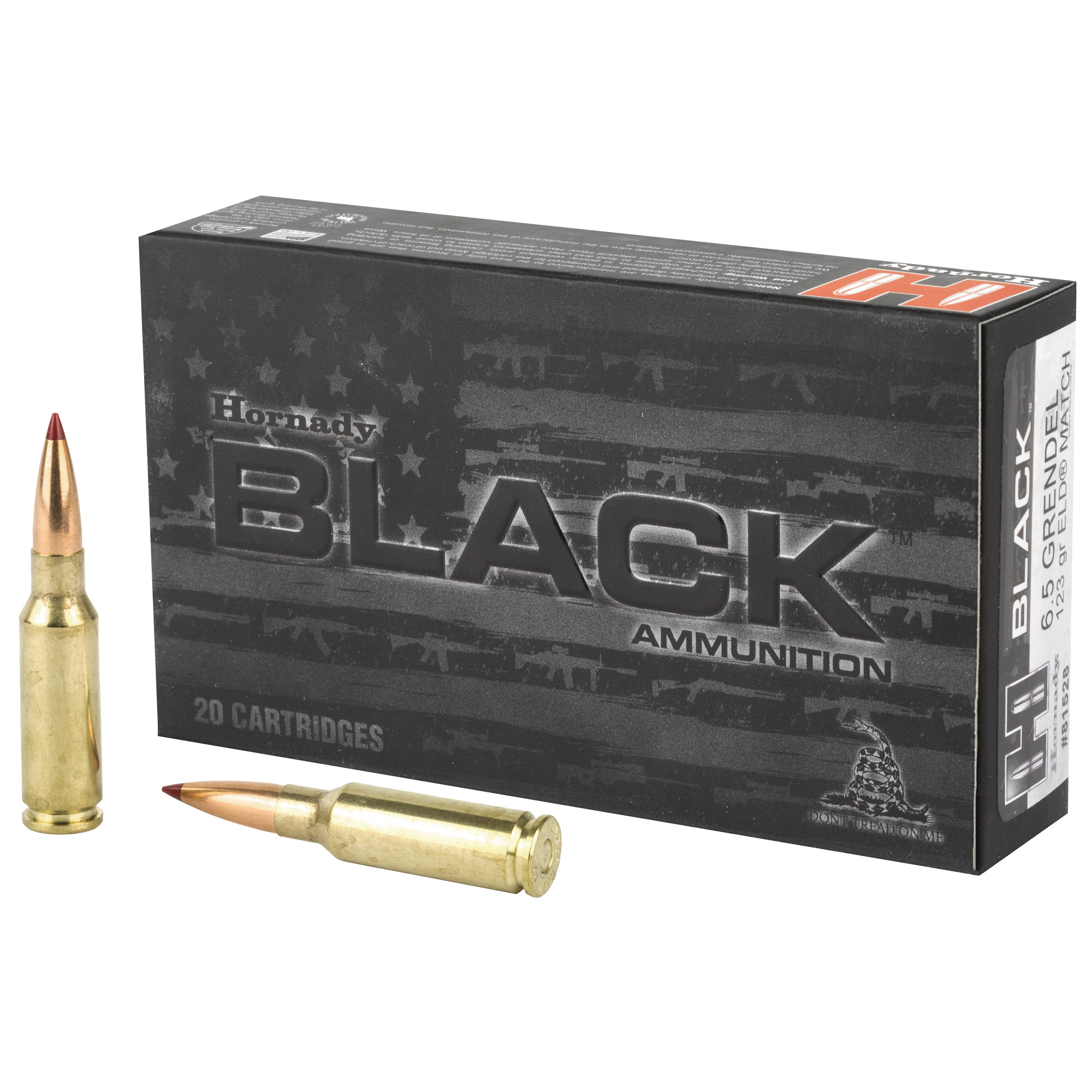 Hornady Black 6.5gren 123gr Eld