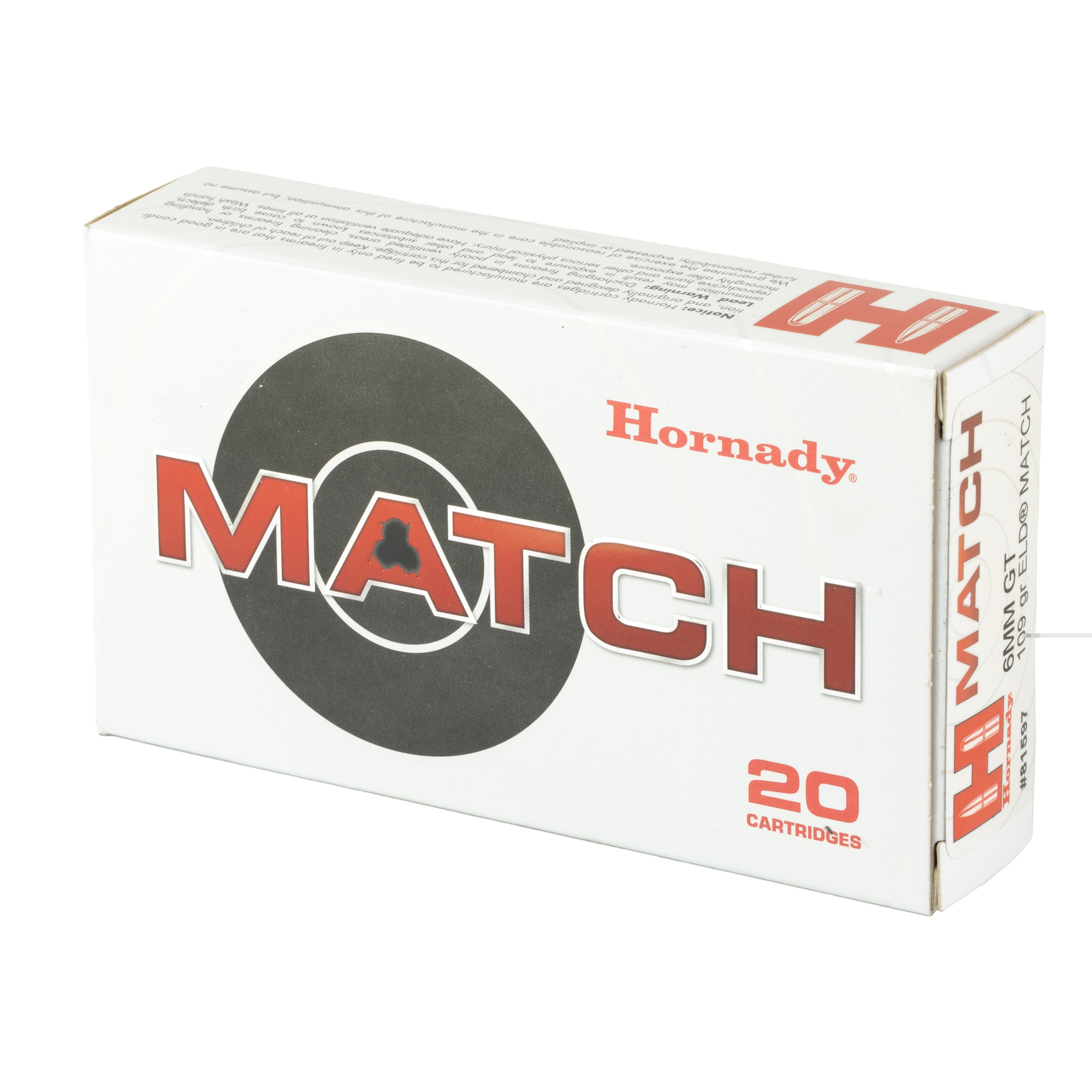 Hornady Mtch 6mmgt 109gr Eld-m - Image 3