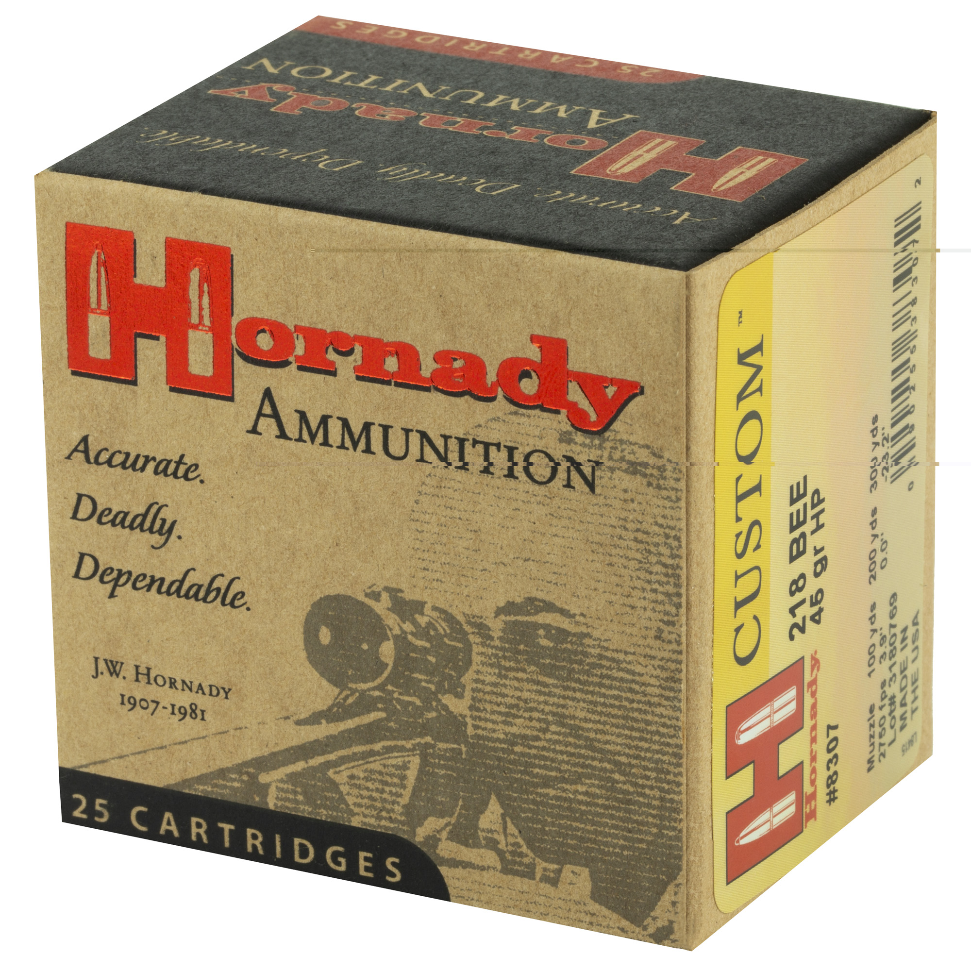 Hornady 218 Bee 45gr Hp - Image 4
