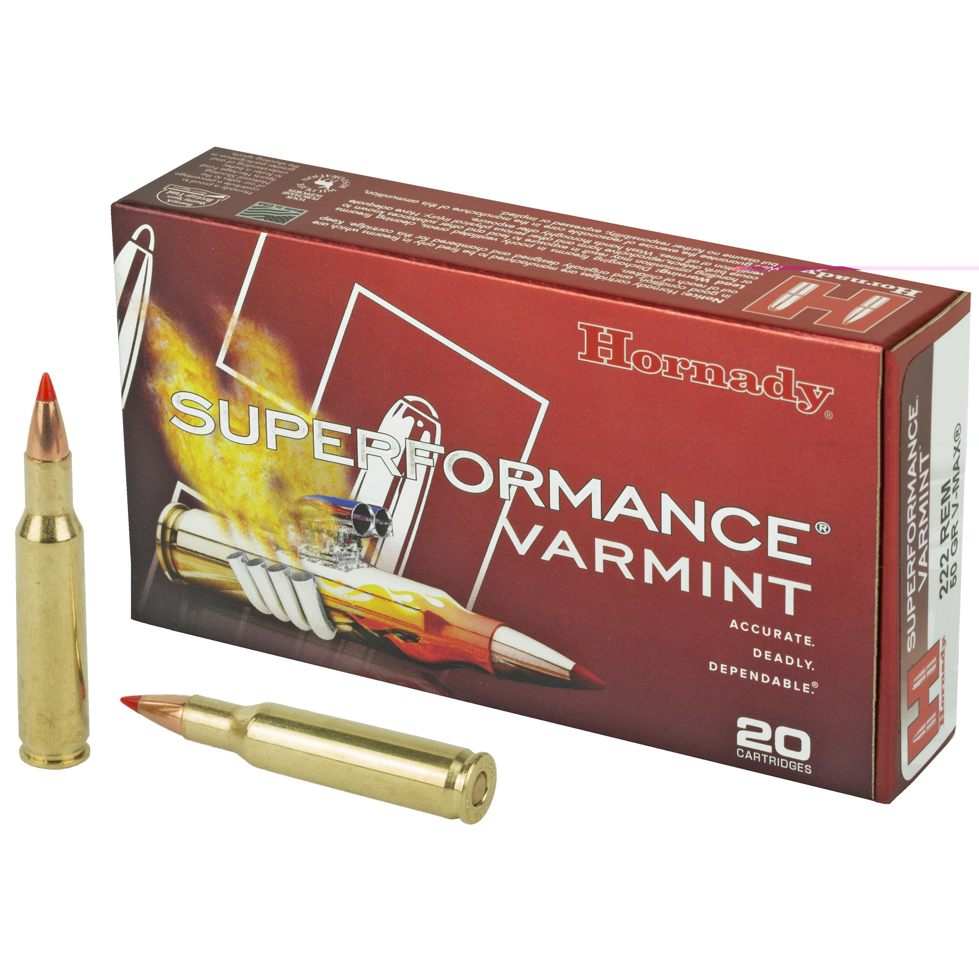 Hornady Sf 222 Remington 50gr V-max