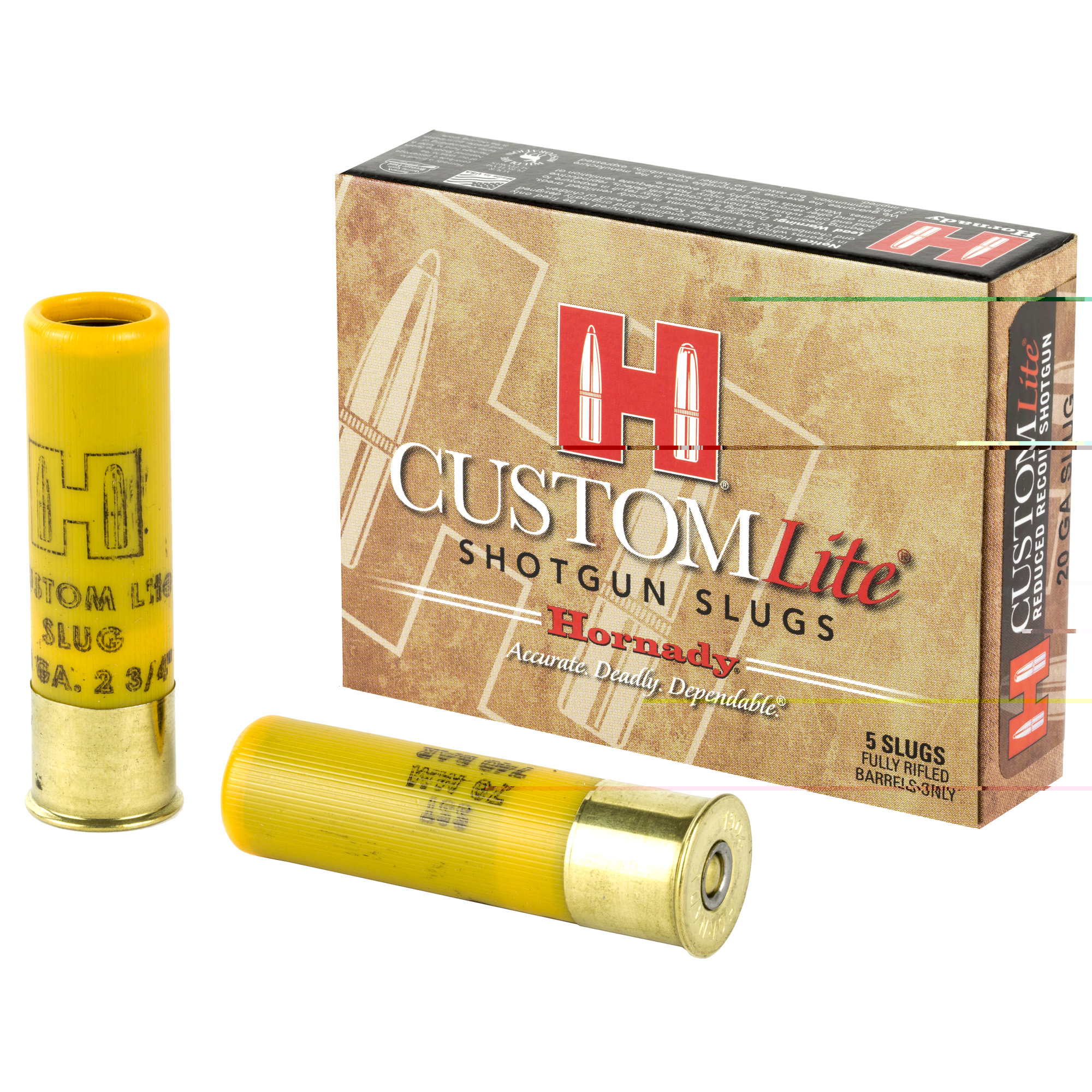 Hornady 20ga Slug 250 Ftx Lite 5-100