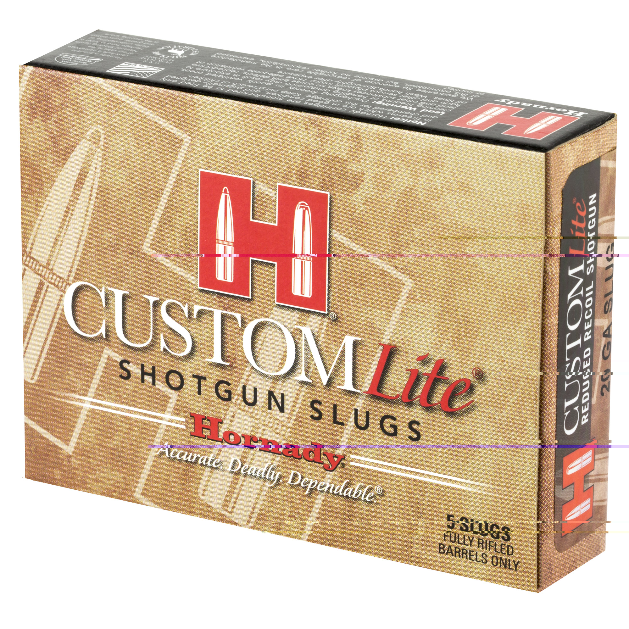 Hornady 20ga Slug 250 Ftx Lite 5-100 - Image 3