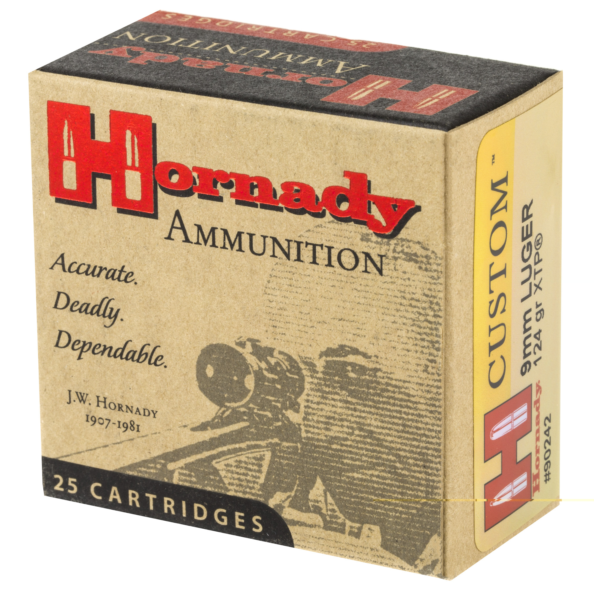 Hornady 9mm 124gr JHP-xtp - Image 3