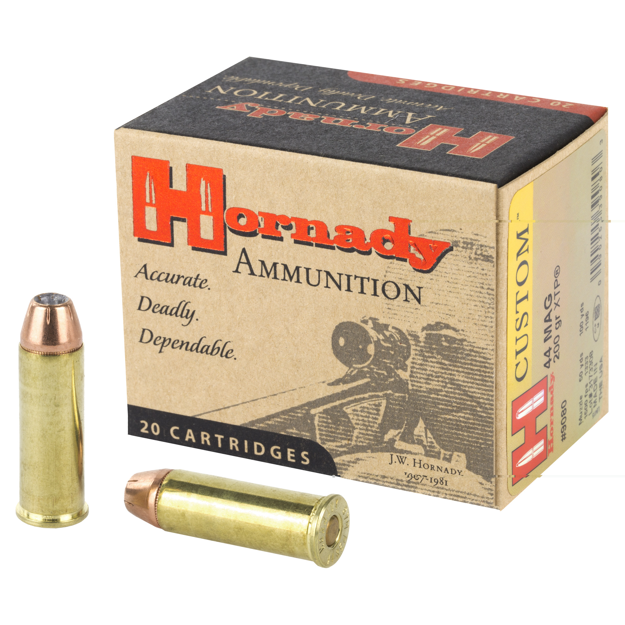 Hornady 44 MAG 200gr Xtp