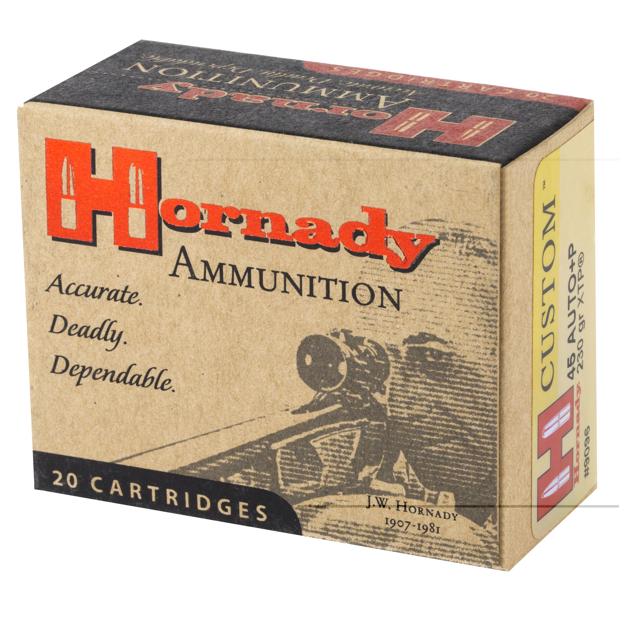 Hornady 45 ACP+p 230gr JHP-xtp - Image 2