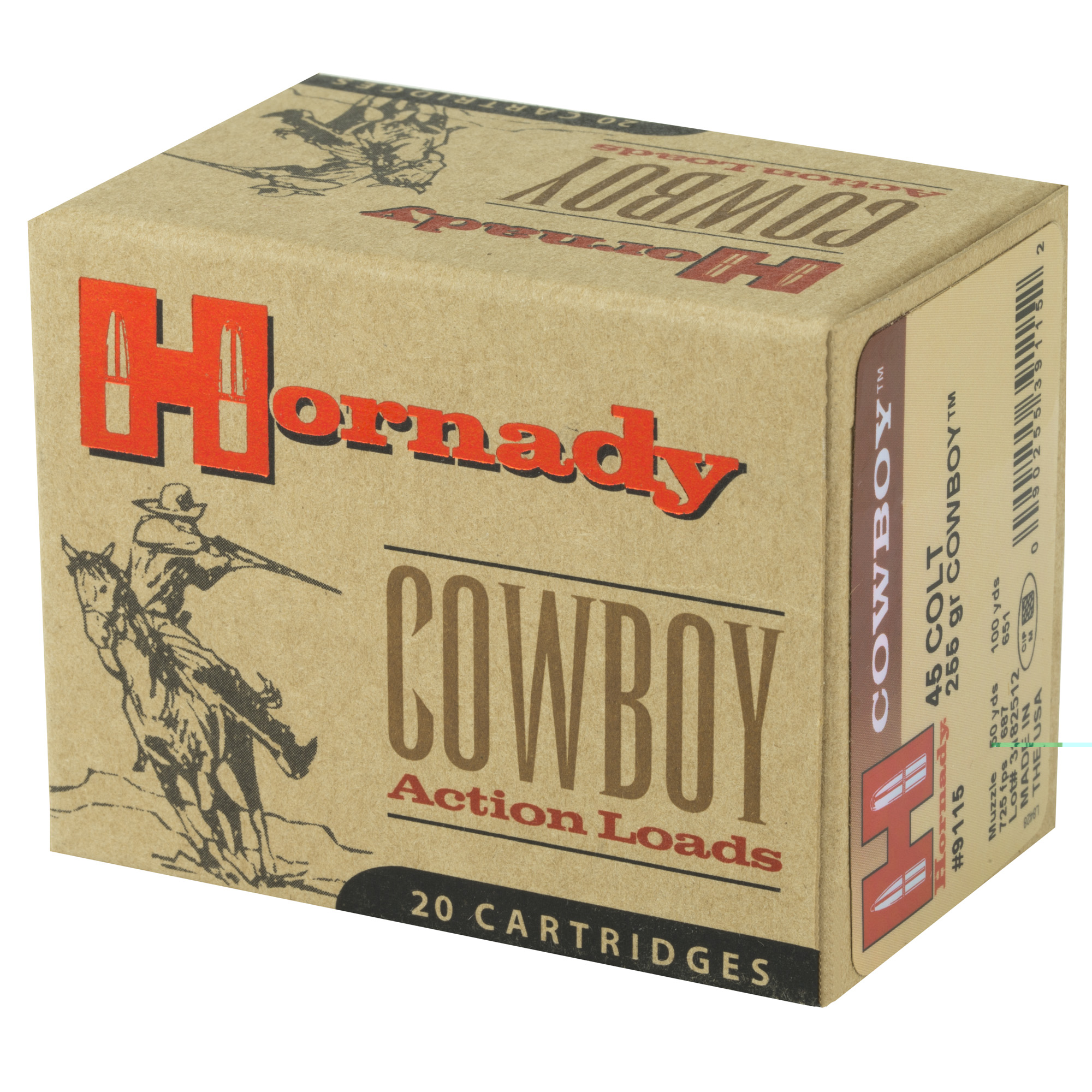 Hornady CWeatherby 45 Colt Lfn 255gr - Image 4