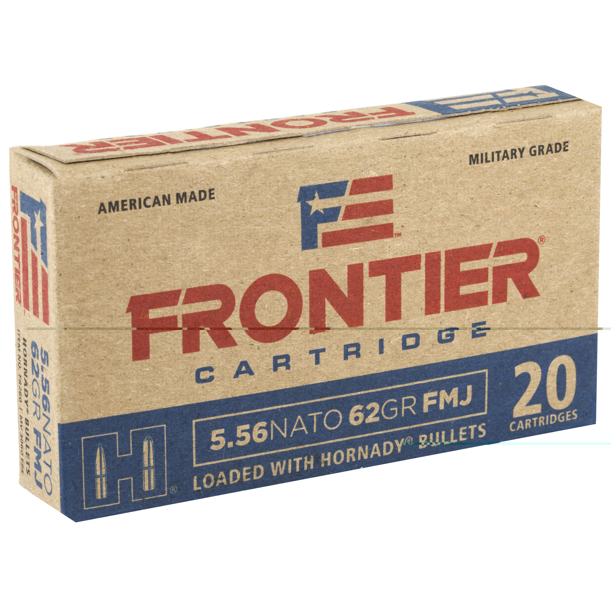Frontier 5.56 NATO 62gr FMJ - Image 4