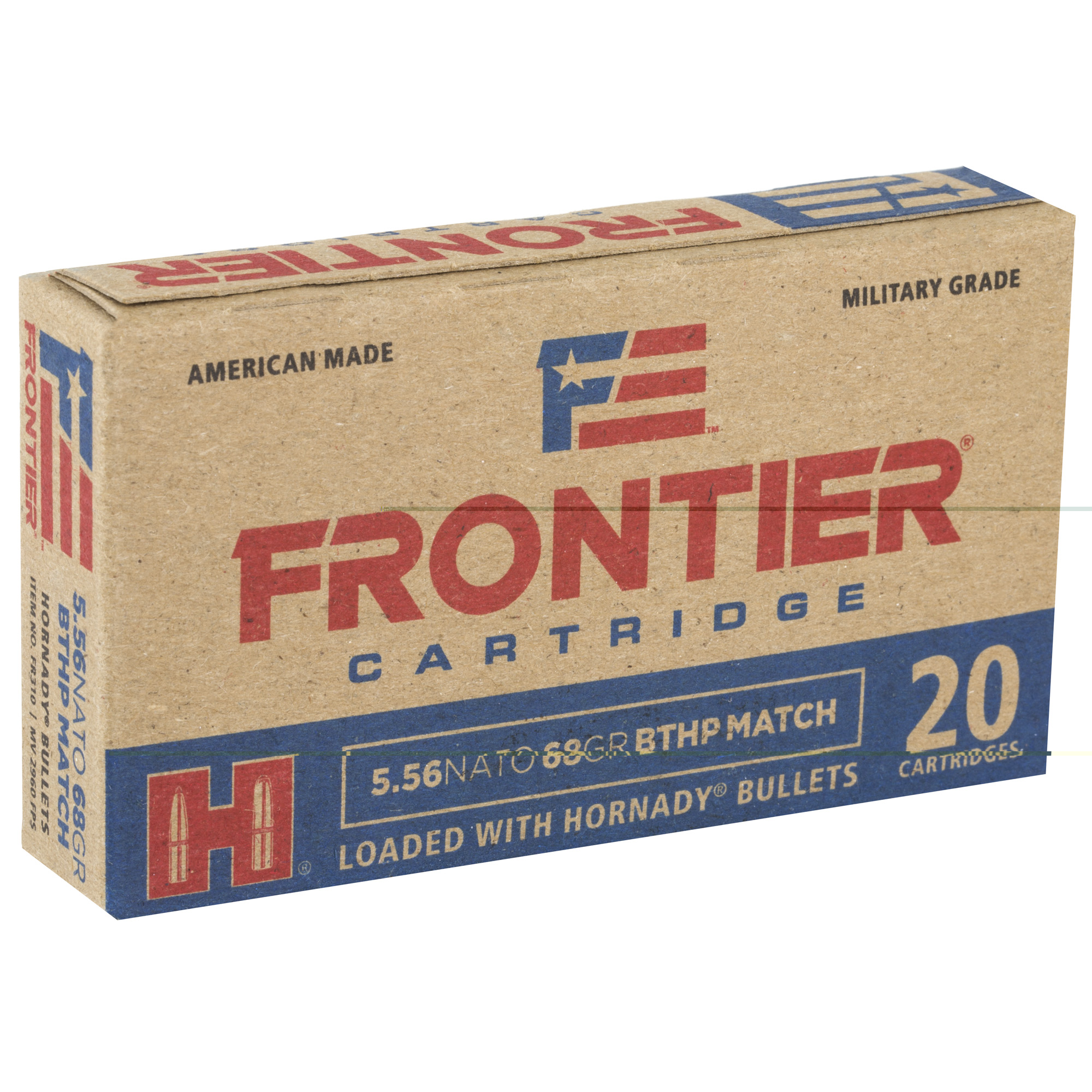 Frontier 5.56 NATO 68gr Bthp Mtch 20-5 - Image 4