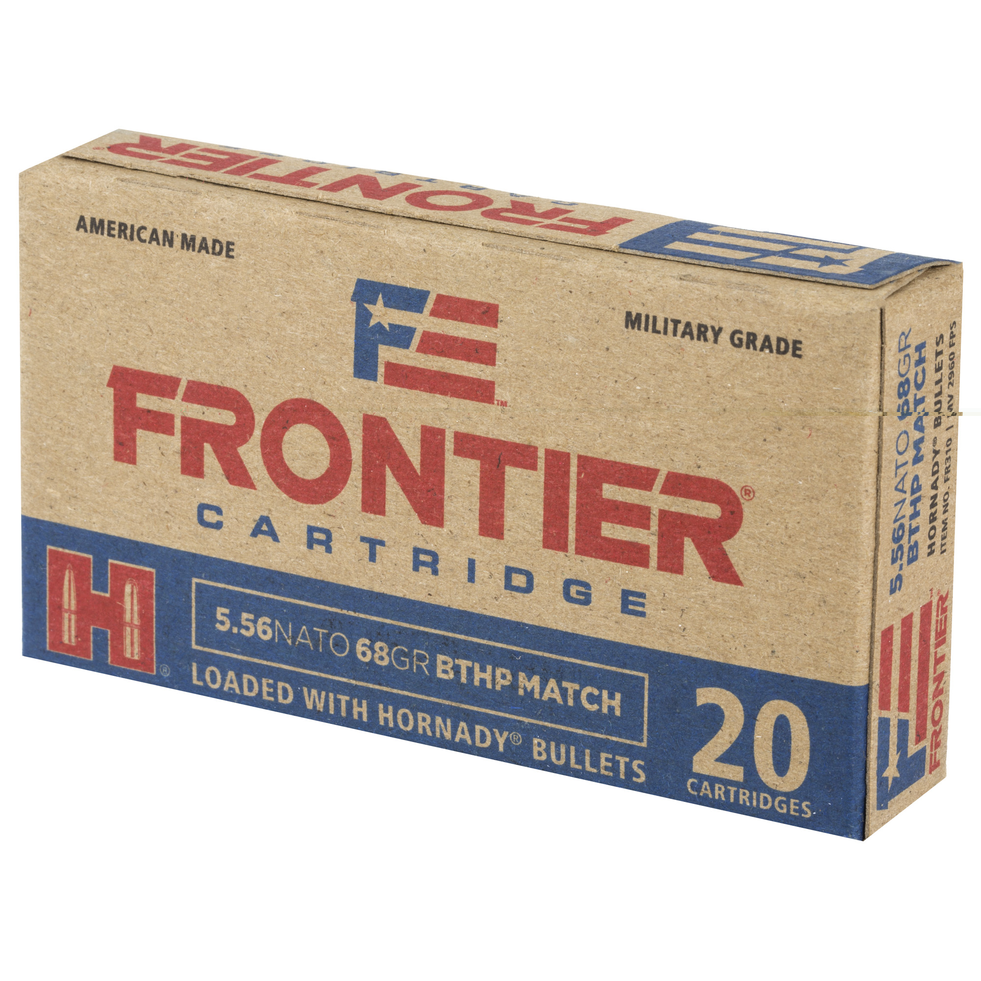Frontier 5.56 NATO 68gr Bthp Mtch 20-5 - Image 3
