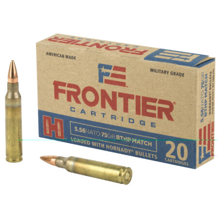 Frontier 5.56 NATO 75gr Bthp Mtch 20-5