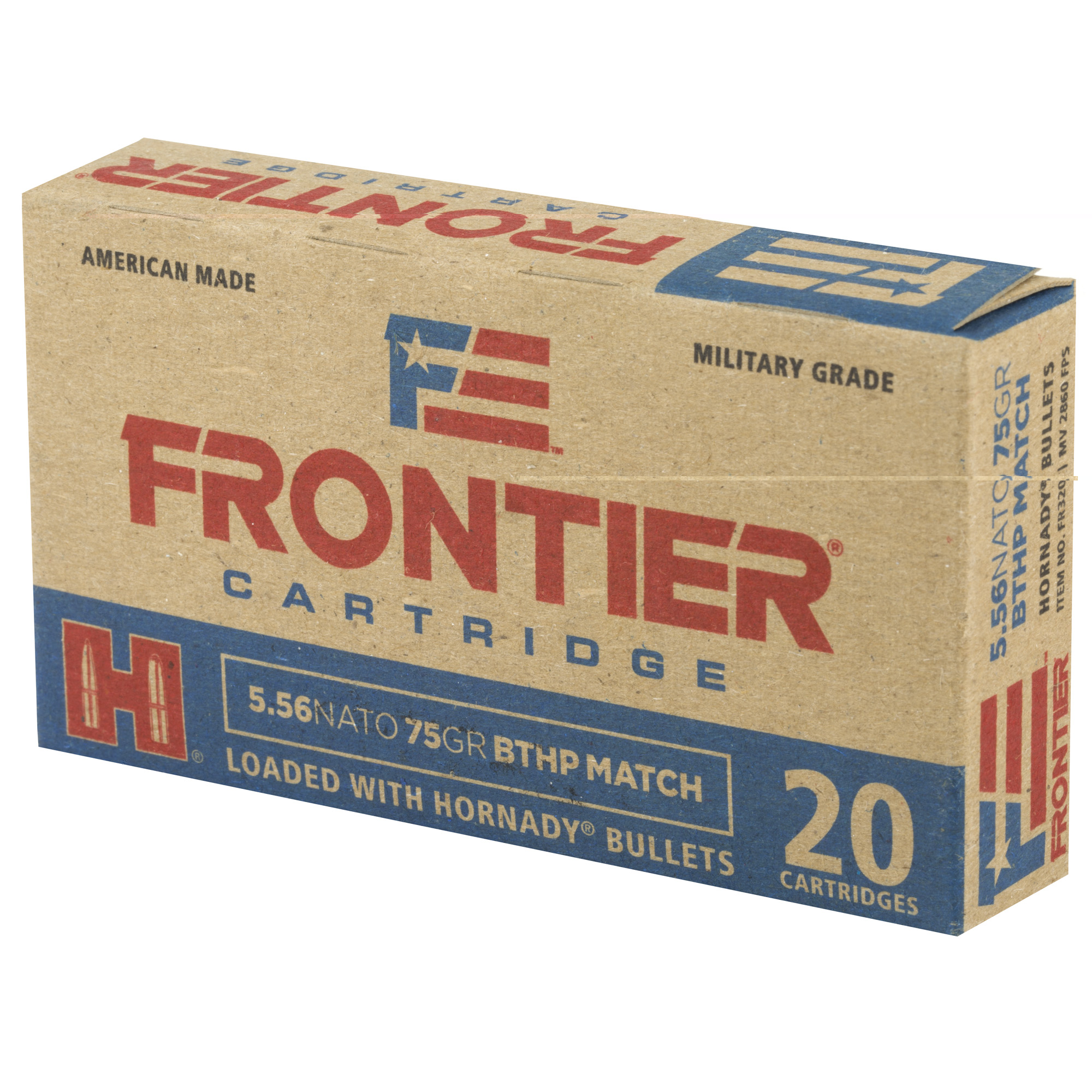 Frontier 5.56 NATO 75gr Bthp Mtch 20-5 - Image 2