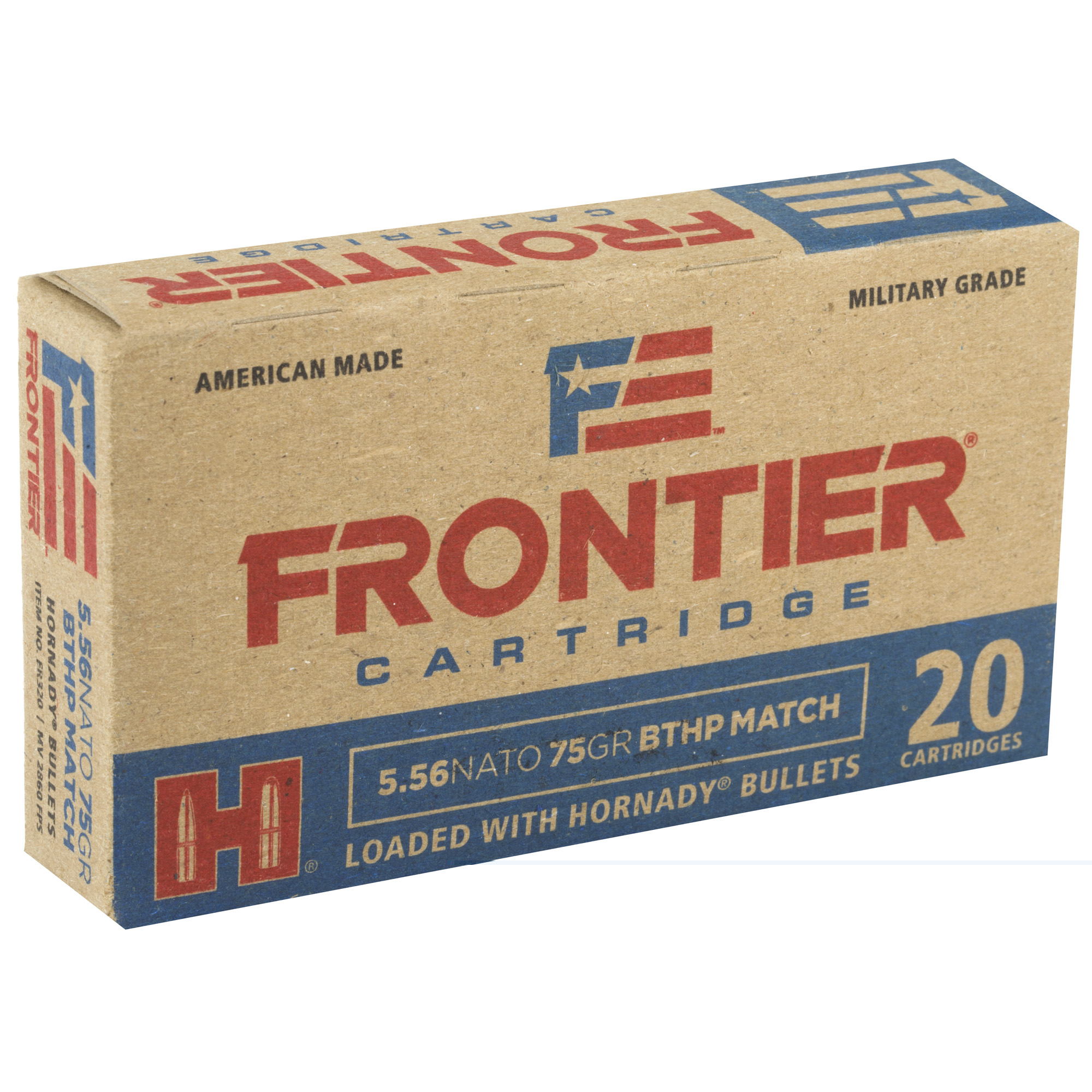 Frontier 5.56 NATO 75gr Bthp Mtch 20-5 - Image 4