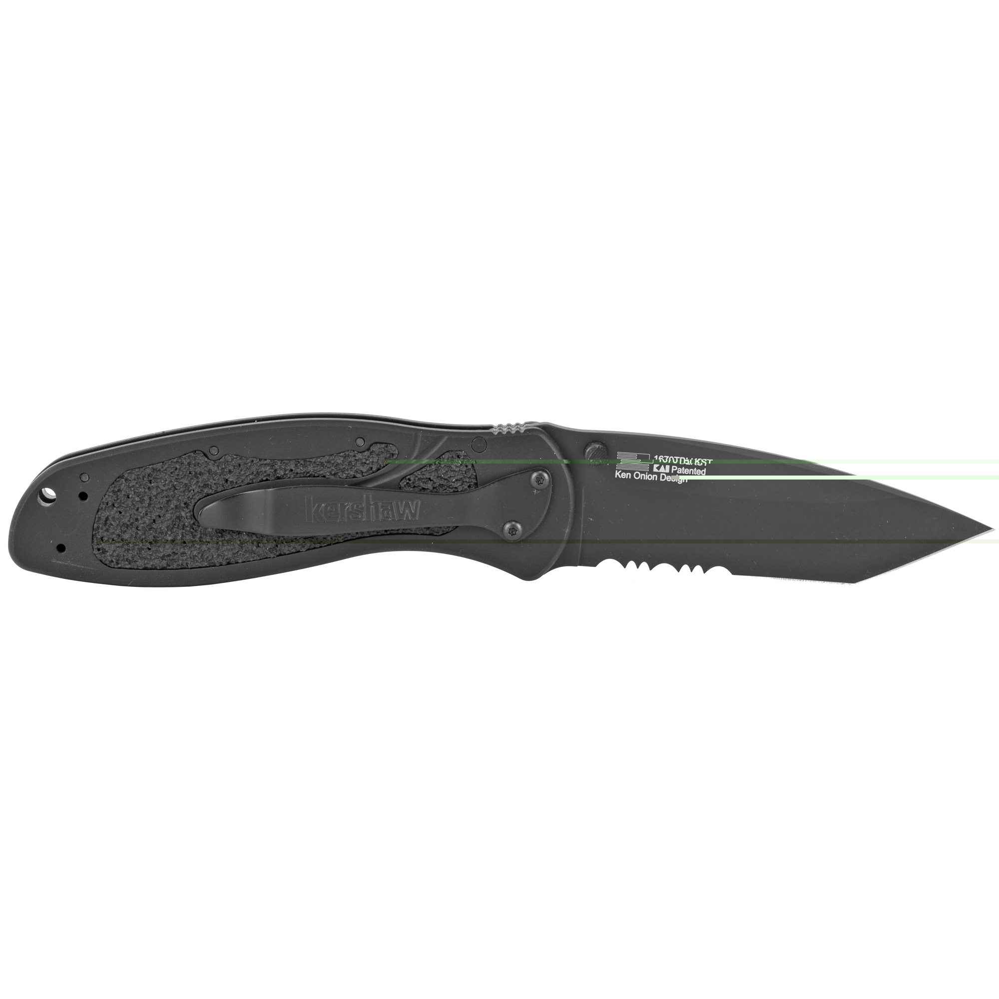 Kershaw Blur Tanto 3.4" Blk-blk Serr - Image 3