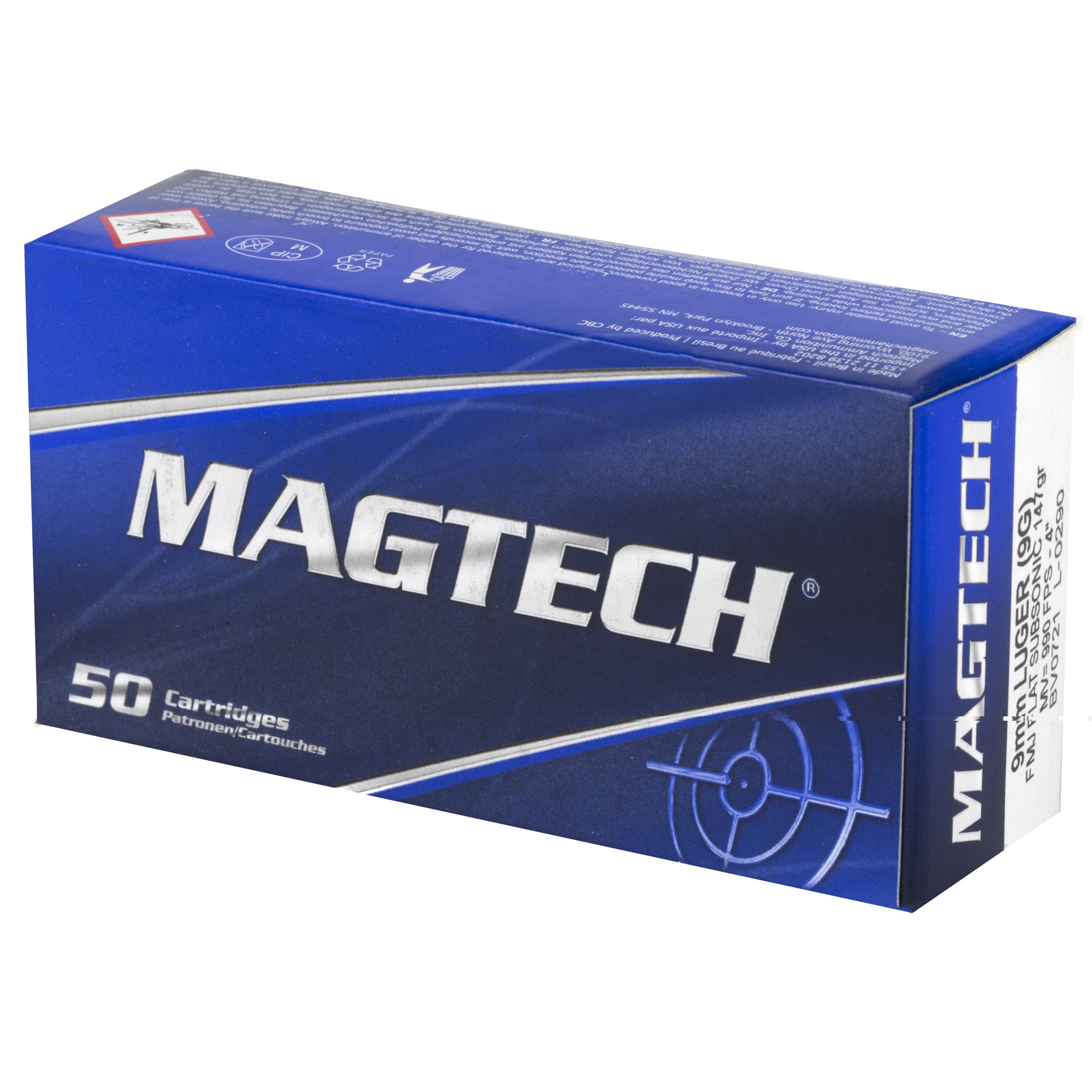Magtech 9mm 147gr FMJ Sub - Image 4