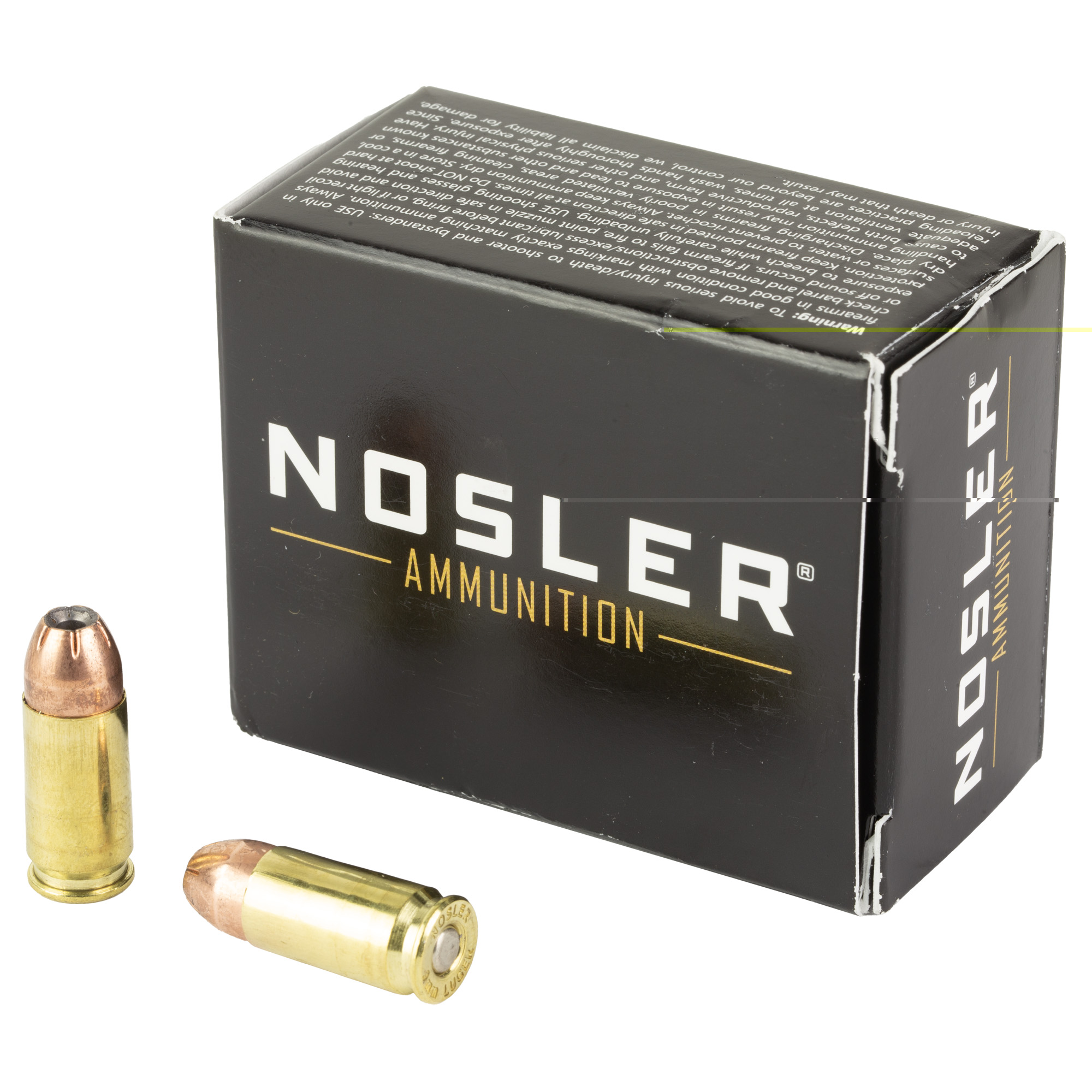 Nosler Asp 9mm 115gr Hg JHP