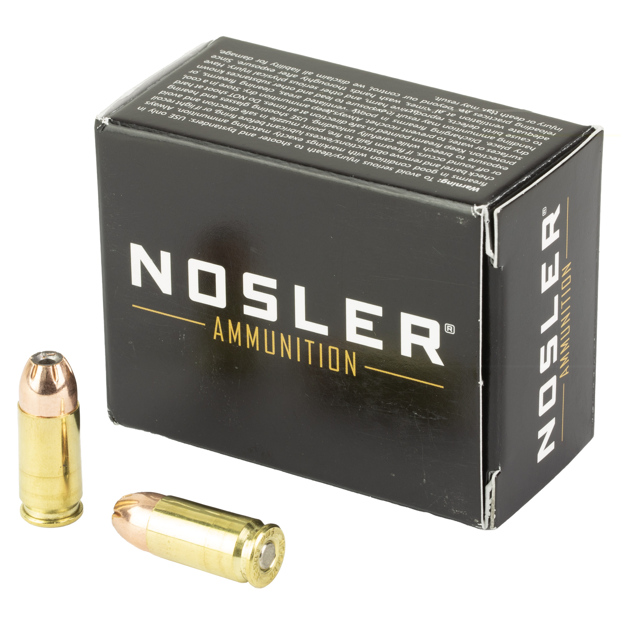 Nosler Asp 9mm 147gr Hg JHP