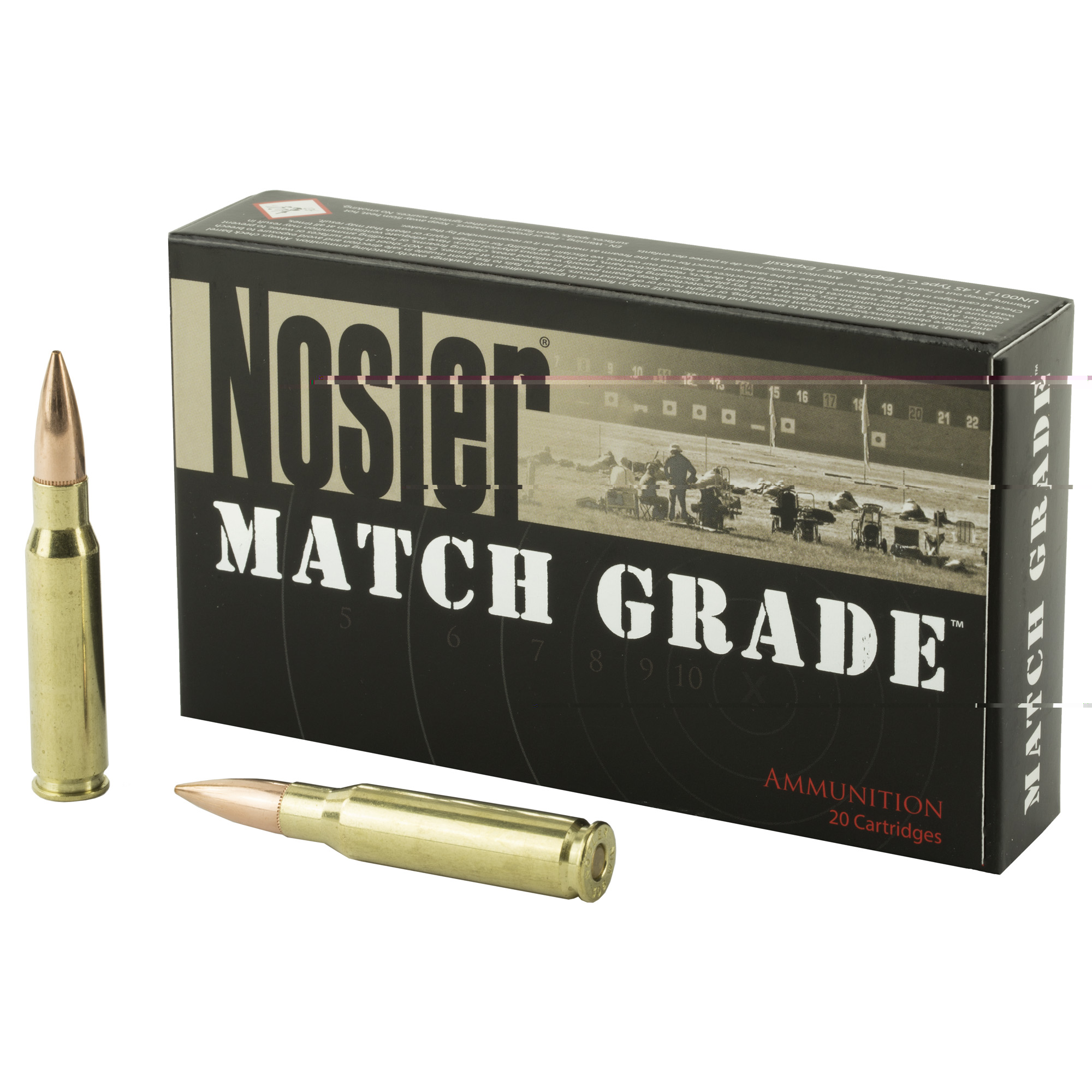 Nosler 308 Winchester 168gr Cc