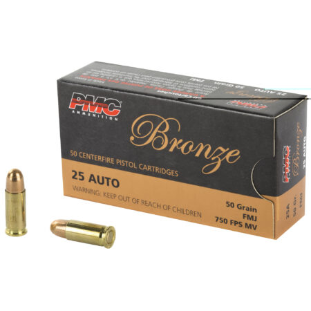 PMC Brnz 25 ACP 50gr FMJ