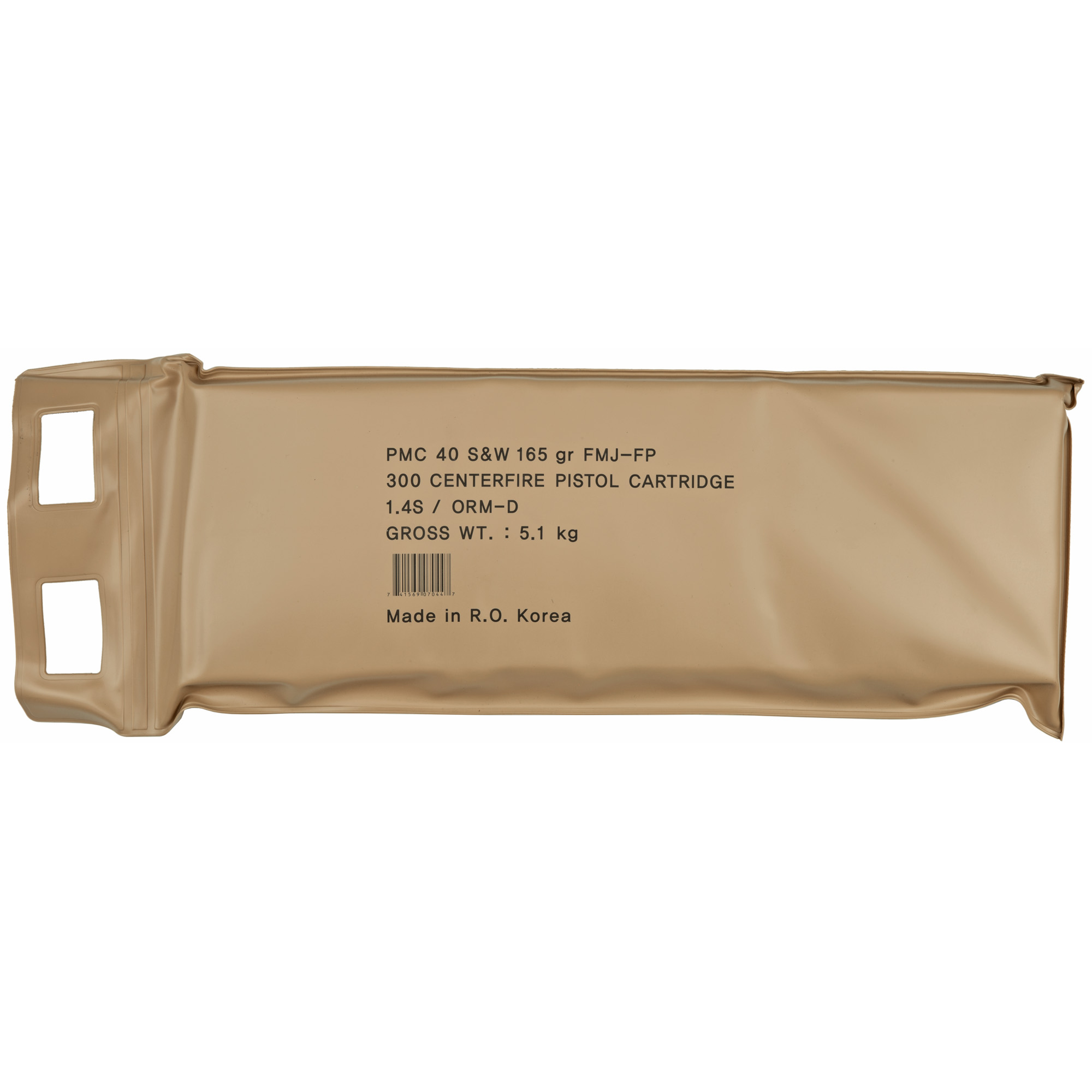 PMC Brnz 40 S&W 165gr FMJ 6 Bx Bp