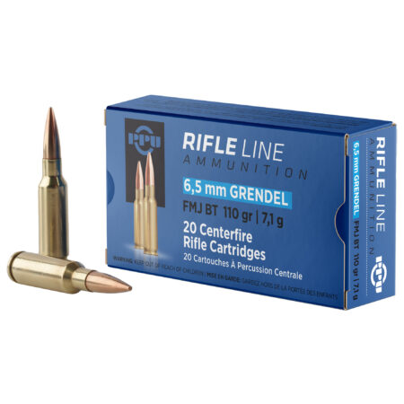 PPU 6.5 Grendel 110gr FMJ BT