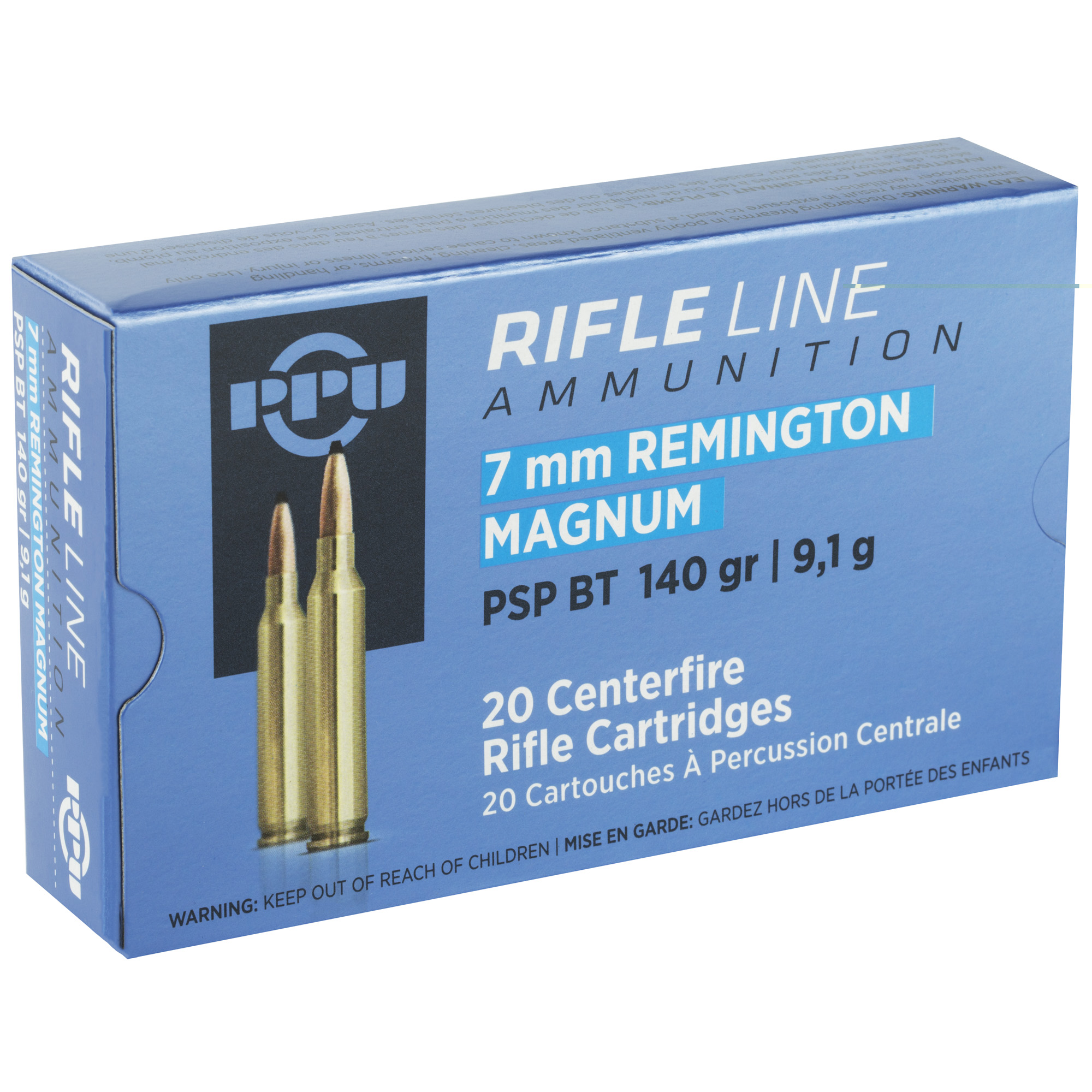 PPU 7mmRemington Mag Psp 140gr - Image 2