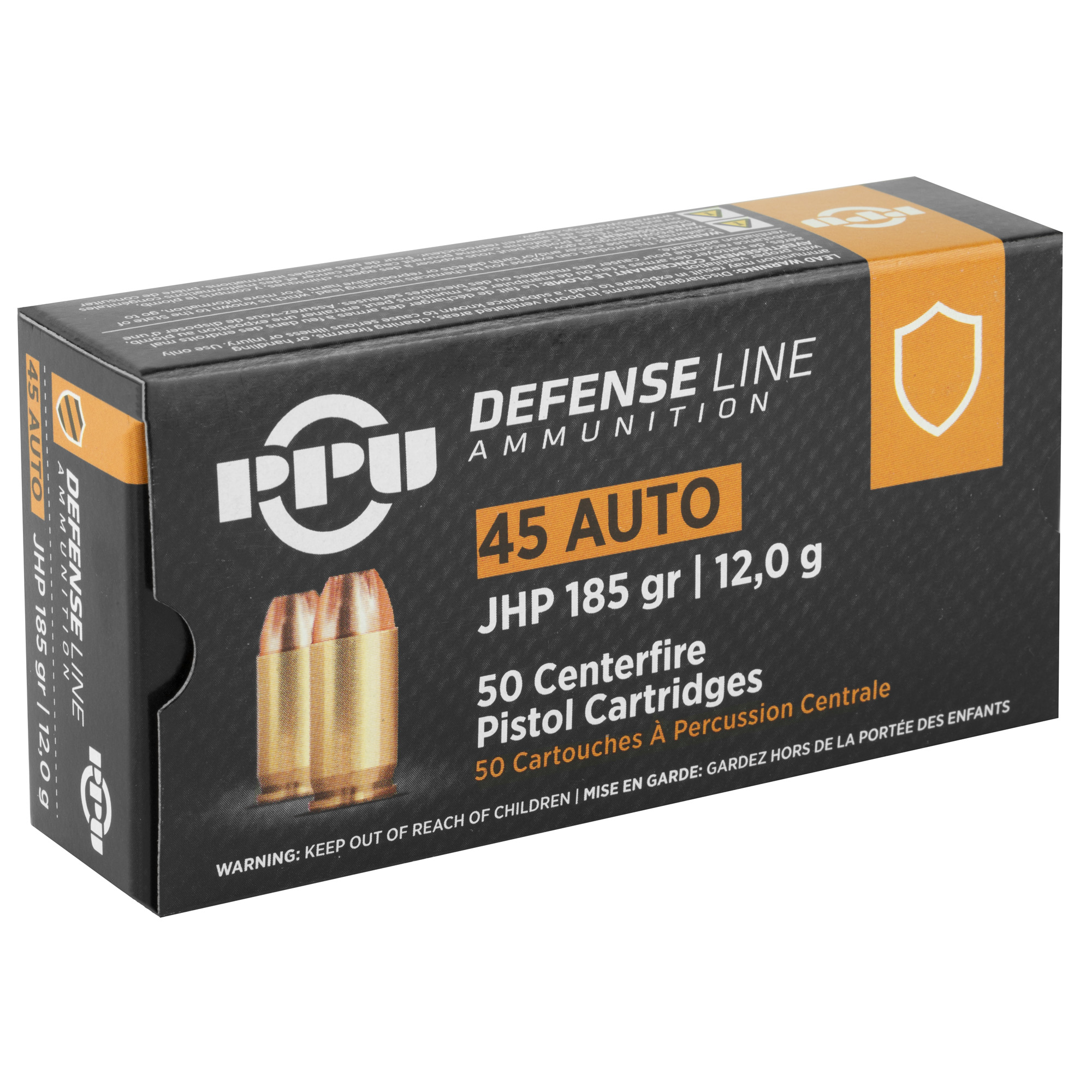 PPU 45 ACP JHP 185gr - Image 3