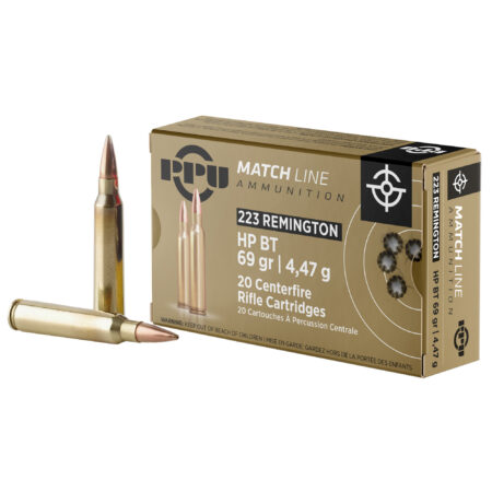 PPU .223 Remington Match 69gr Hpbt